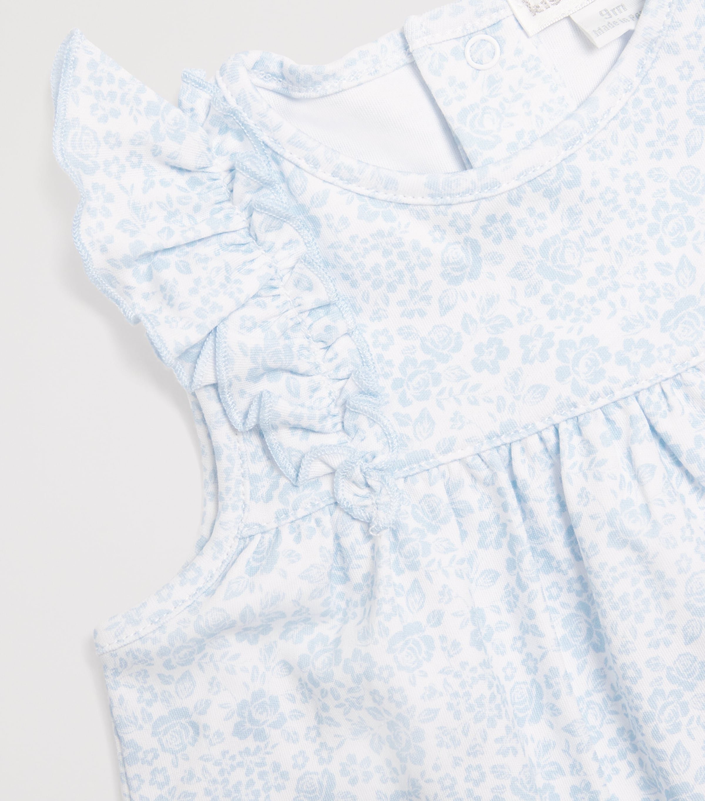 Pima Cotton Dress and Bloomers Set (9 Months) K480LIGHT BLUE Image 4