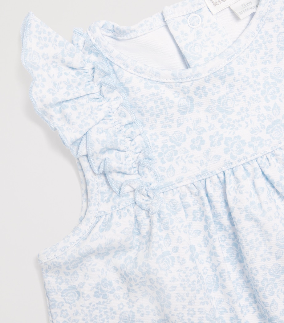 Pima Cotton Dress and Bloomers Set (9 Months) K480LIGHT BLUE Image 4