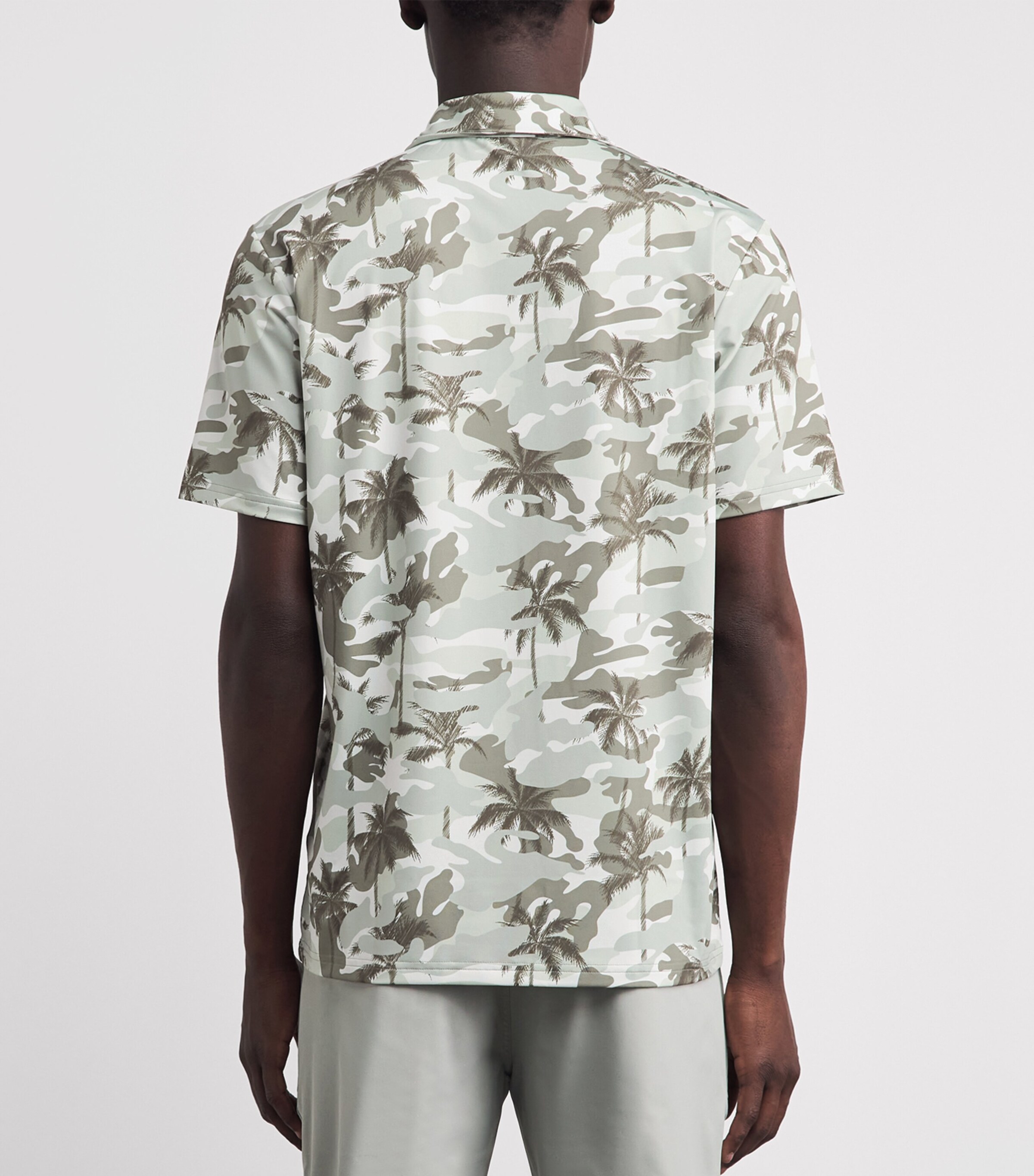 Bogner Mens Palm Print Taron Polo Shirt Image 5
