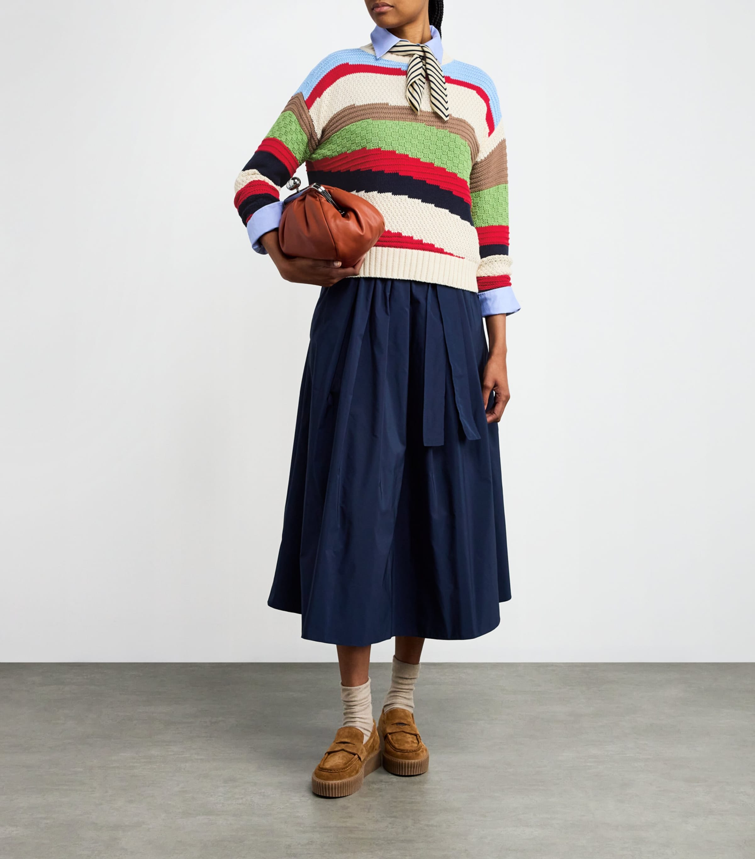 Cotton-Blend Jacquard Sweater MULTICOLOUR Image 2