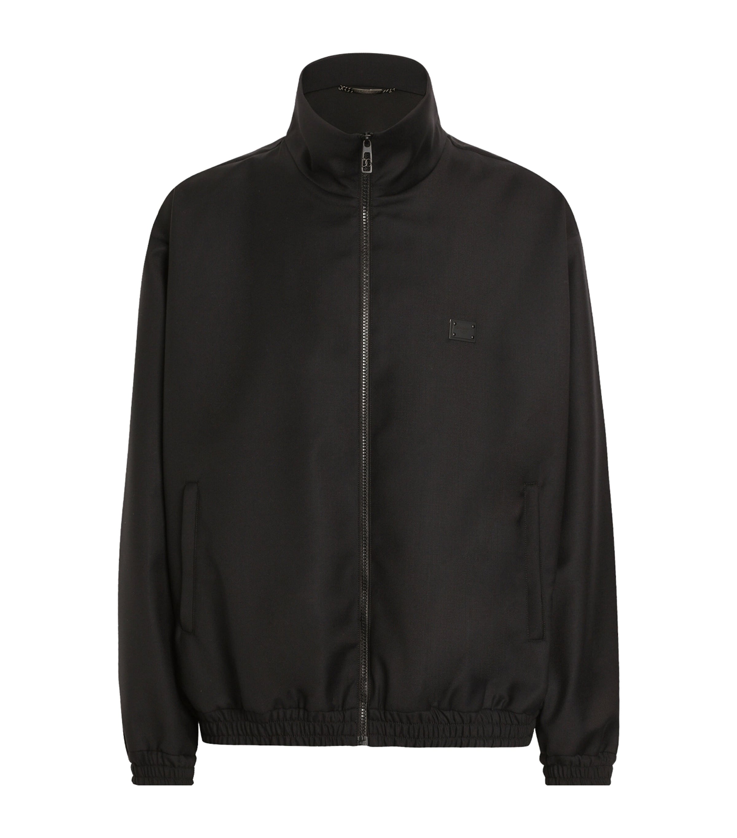 Virgin Wool Logo Tag Jacket N0000-BLACK Image 1