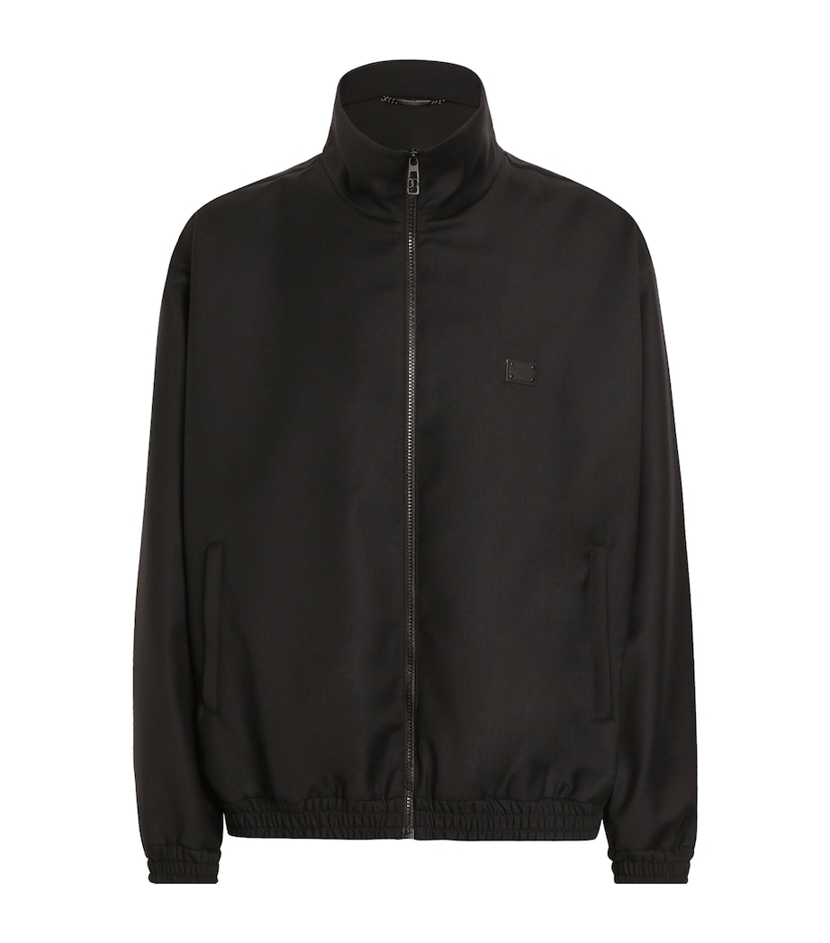 Virgin Wool Logo Tag Jacket N0000-BLACK Image 1