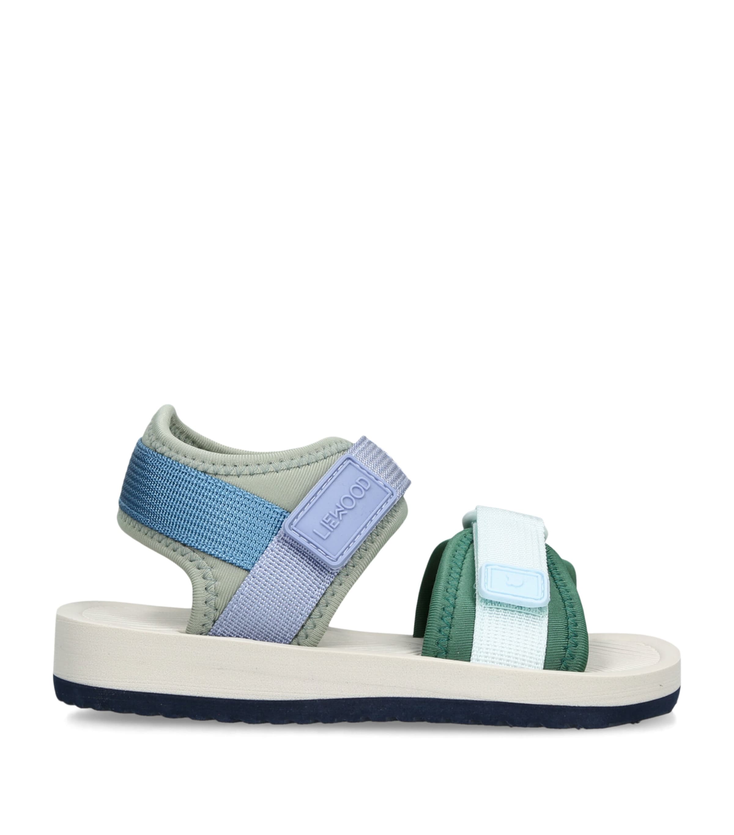 Liewood Monty Sandals Green Comb Image 1