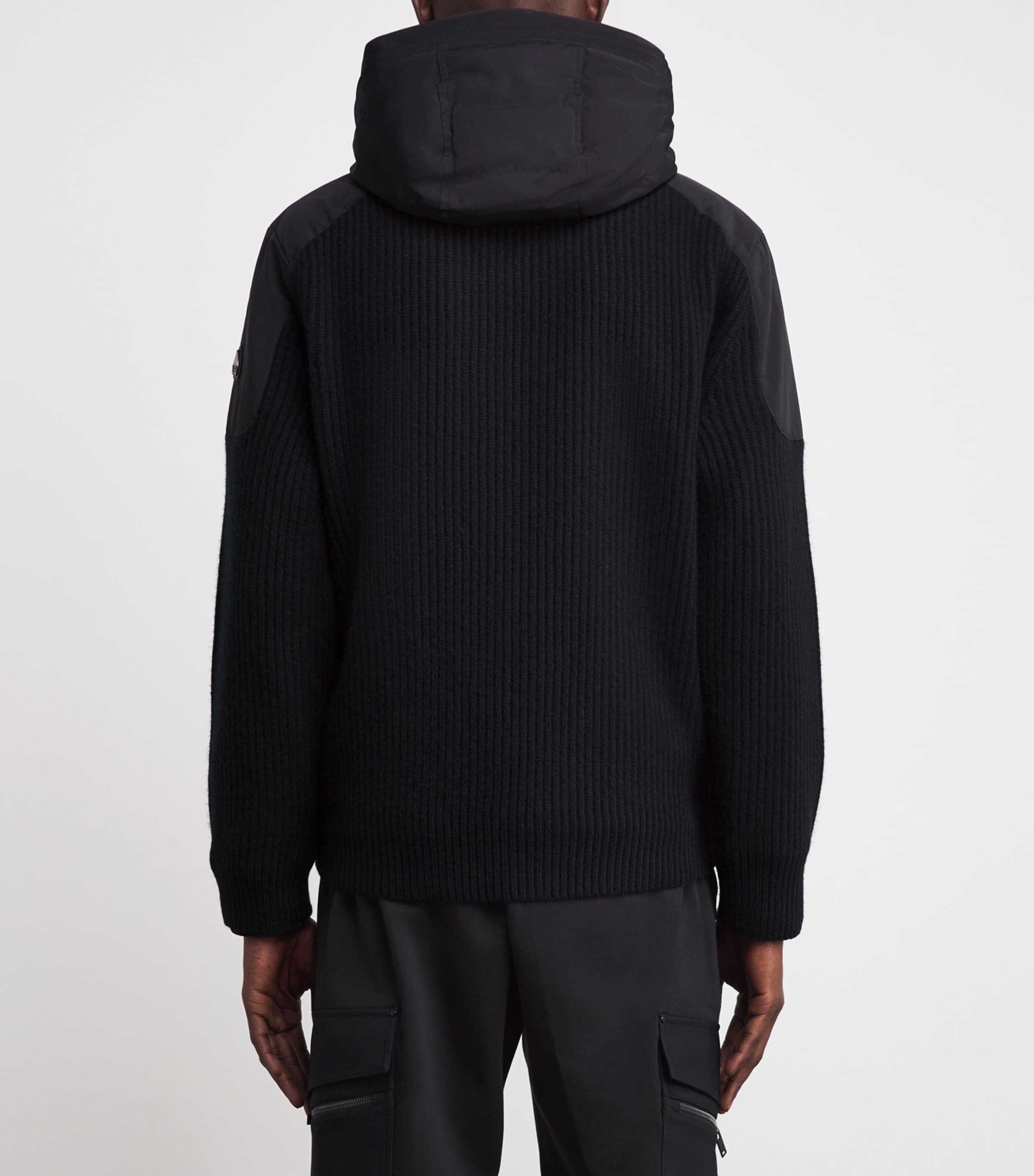 Down Hybrid Puffer Jacket BLACK - 292 Image 4