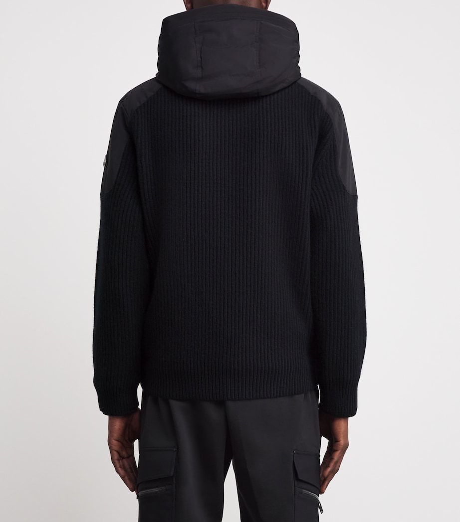 Down Hybrid Puffer Jacket BLACK - 292 Image 4