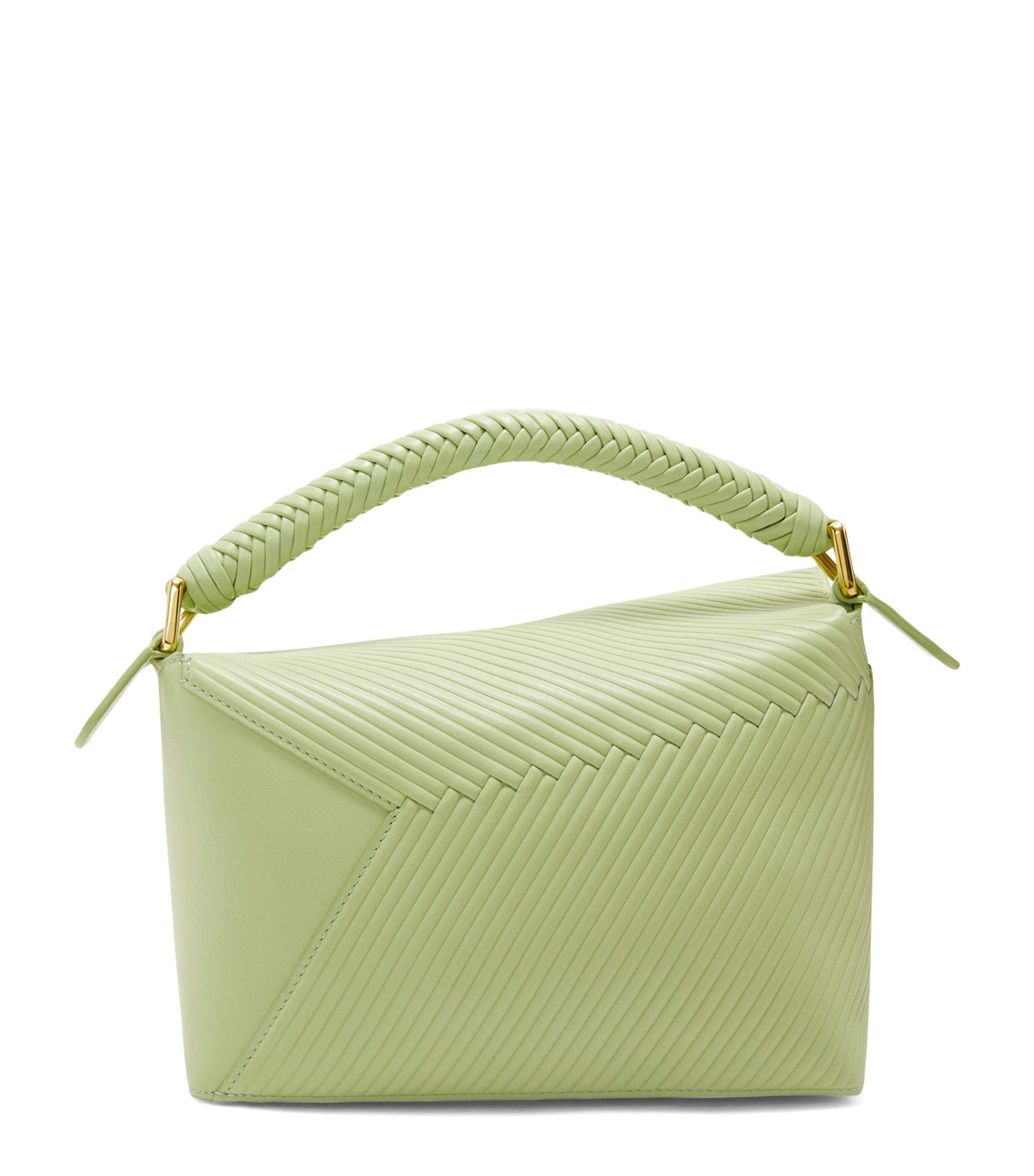 【LOEWE】Mini Puzzle Edge Bag - Avocado Green Small Puzzle Edge bag in soft grained calfskin Green - LOEWE