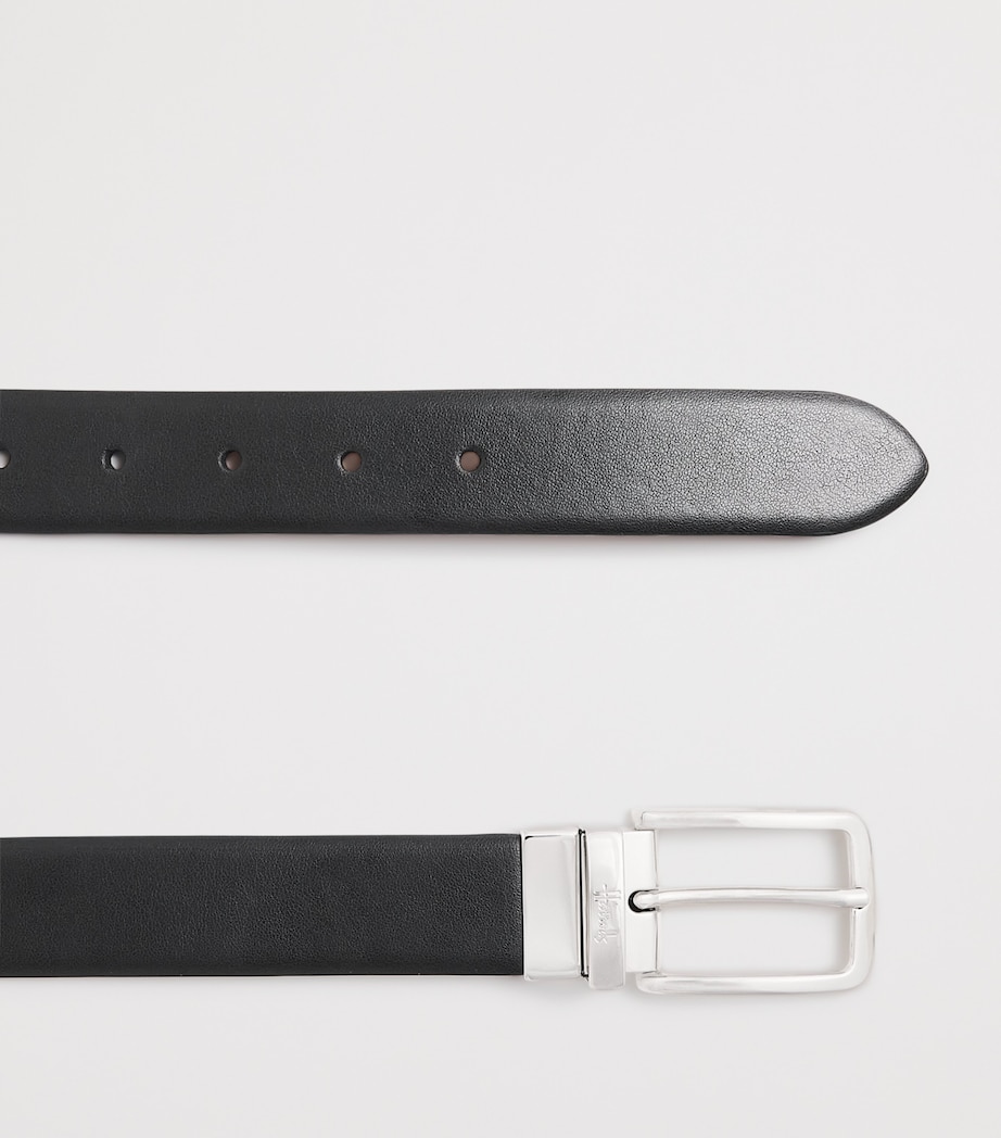 Harrods Leather Reversible Belt Black Image 4