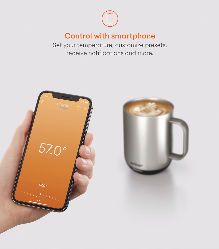 Smart Mug (295ml) SILVER Image 6