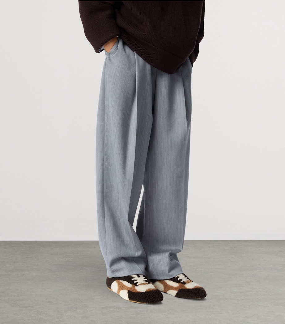 Shearling Orbit Flash Sneakers 8907 Image 2