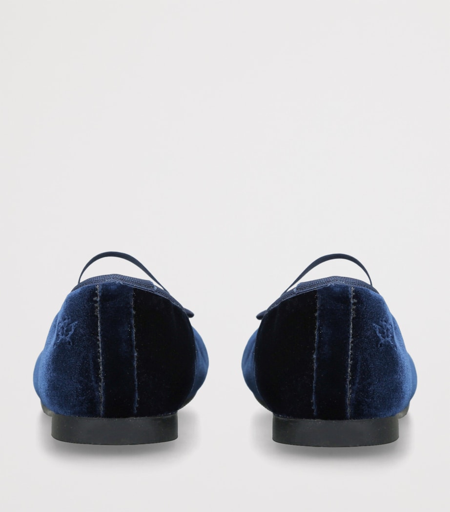 Velvet Callie Ballerina Flats NAVY Image 2
