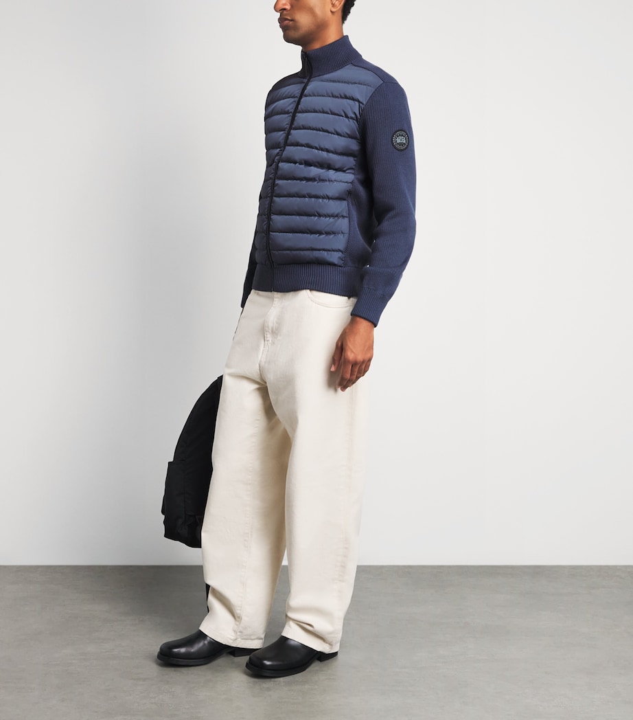 Canada Goose Mens Down Hybridge Jacket Dusk Blue Image 2