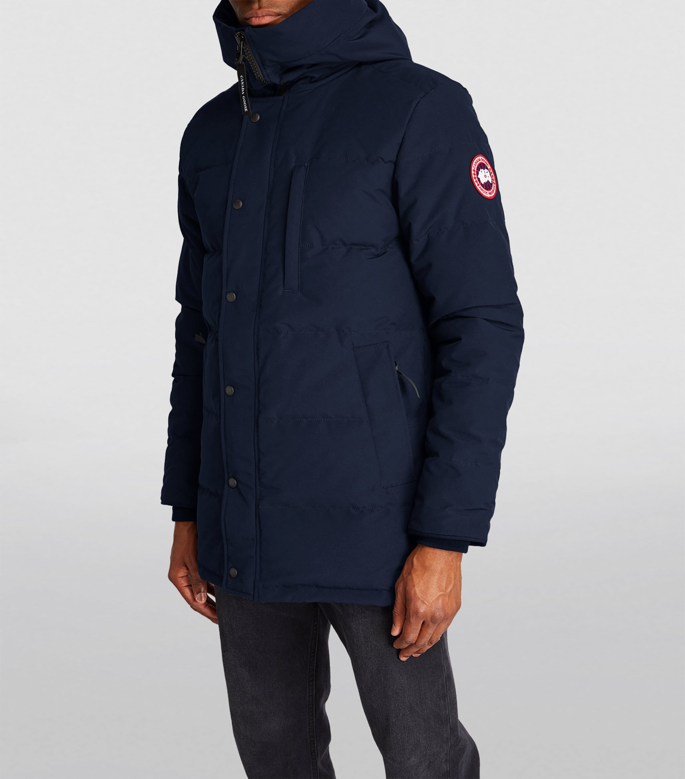 Canada Goose Navy Carson Parka Harrods UK