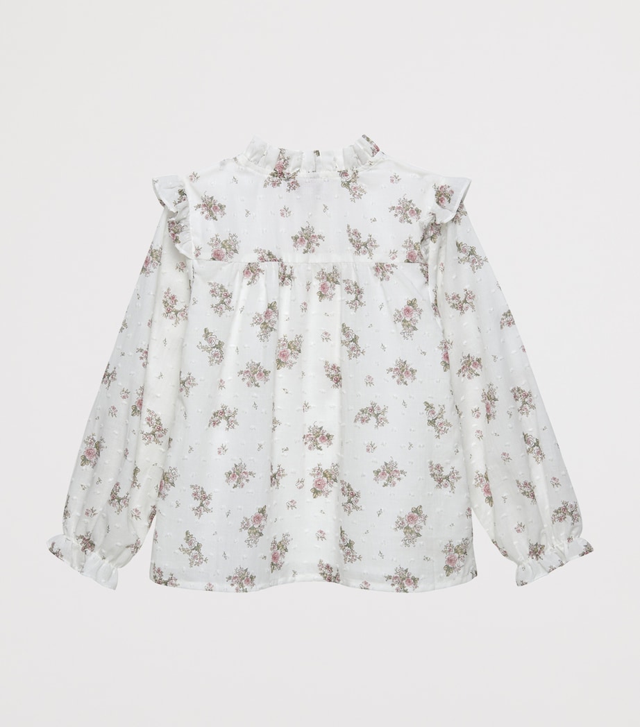 Cotton Arabella Blouse (2-5 Years) WHITE/MULTI Image 2