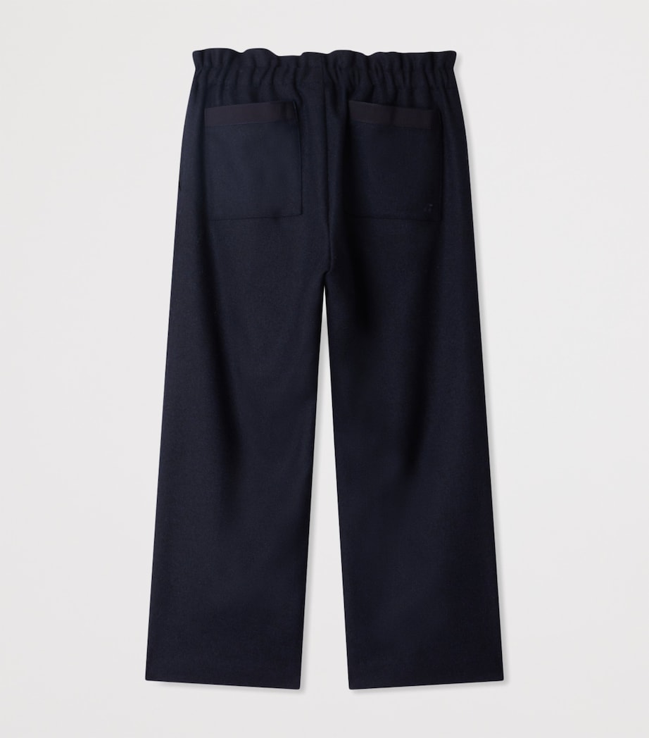 Wool-Blend July Trousers (10-14 Years) BLEU INTENSE Image 2
