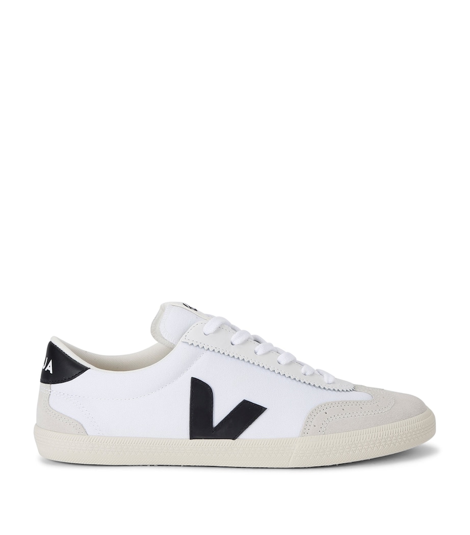 Canvas Volley Sneakers WHITE/BLK Image 1