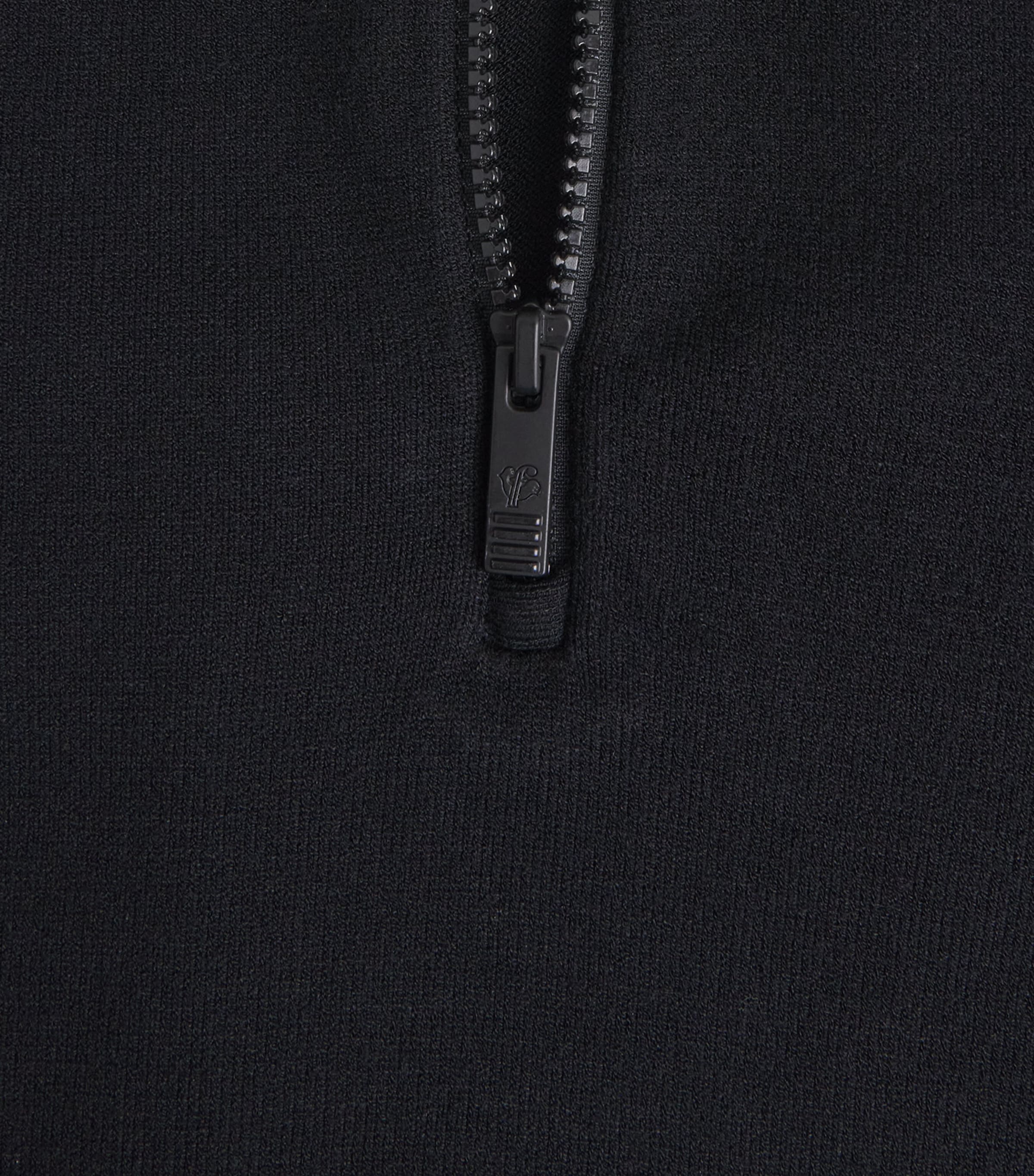 Jersey Quarter-Zip Natom Sweater 0051 NOIR/GRISNEIGE Image 5