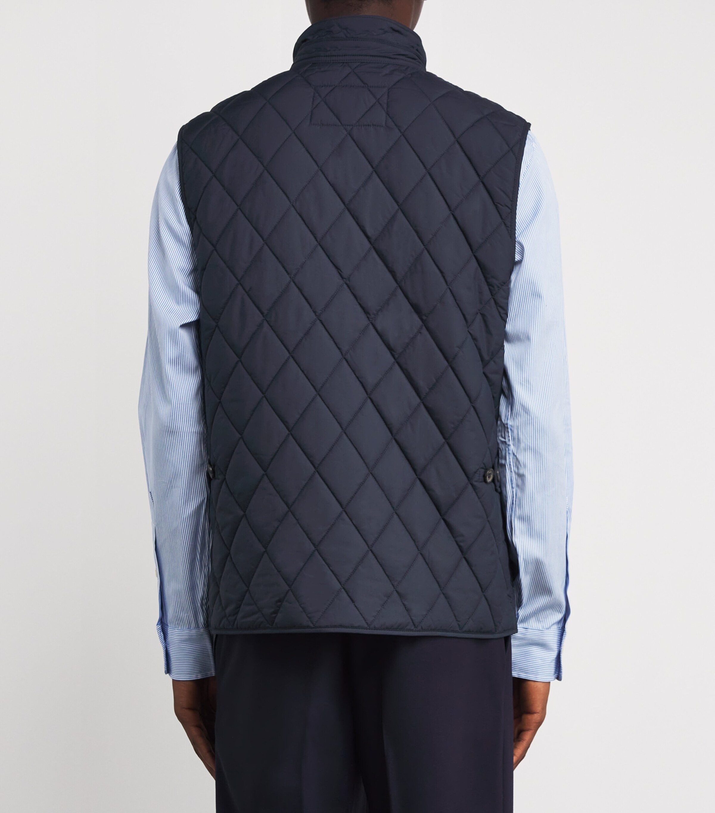 Polo Ralph Lauren Mens Water-Repellent Quilted Beaton Utility Gilet Navy Image 4