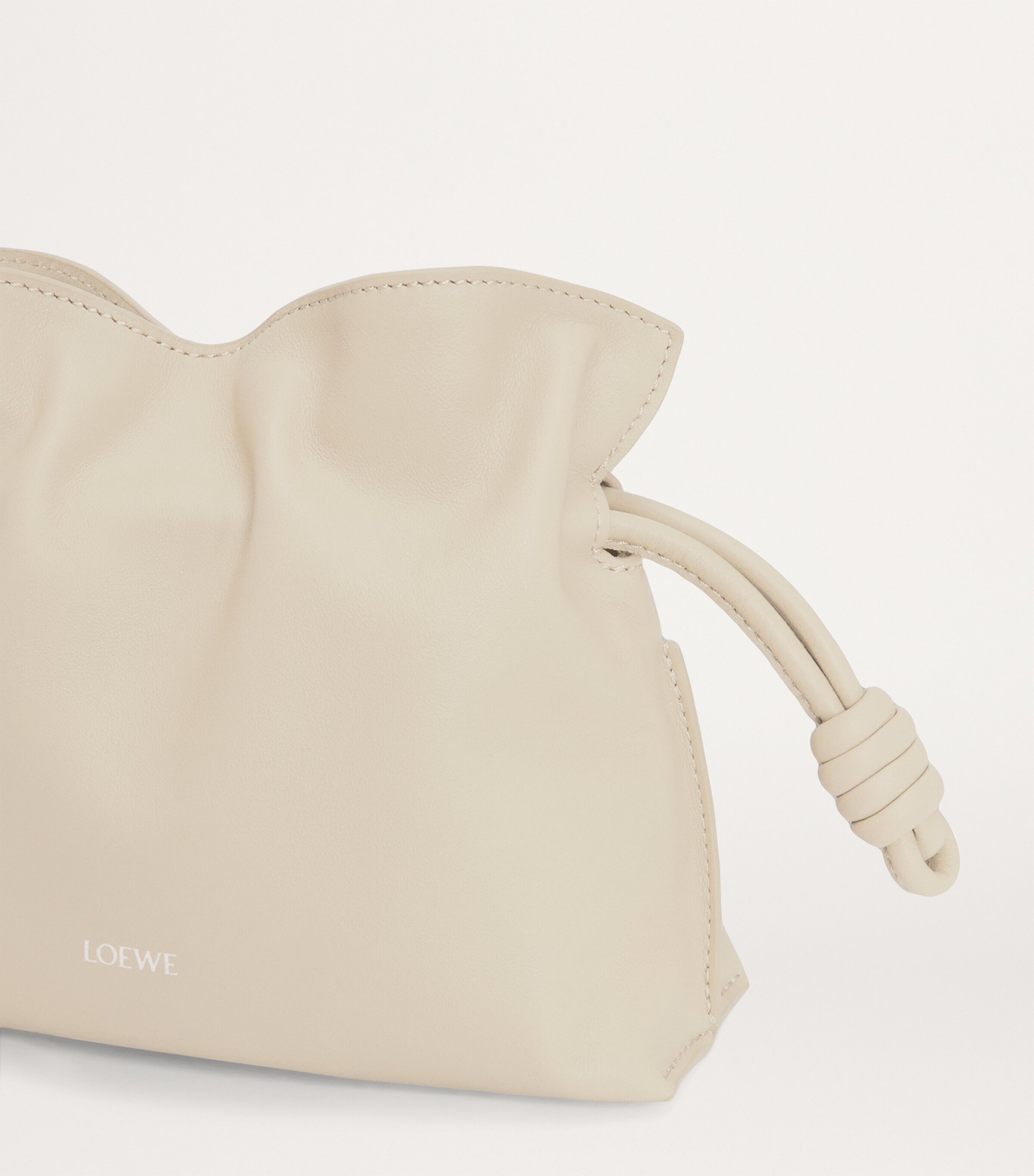 LOEWE Mini Leather Flamenco Purse Sea Salt Image 5