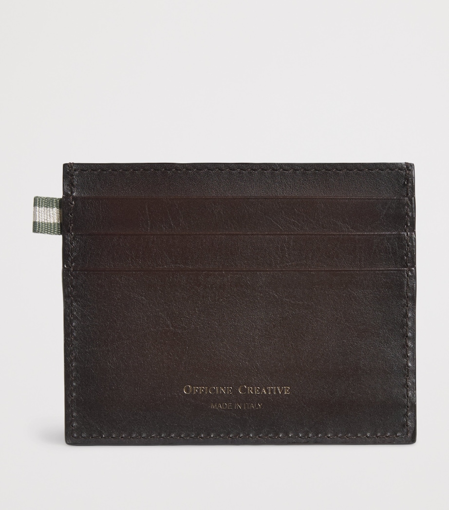 Officine Creative Leather Boudin Card Holder Moro Image 2