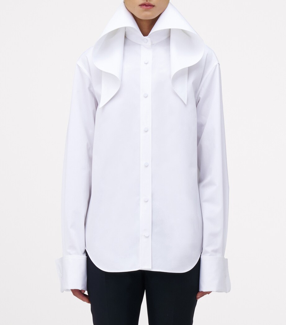 Draped Collar Shirt 9000 Image 5