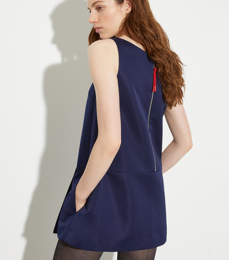 Scoop-Neck Mini Dress NAVY Image 4
