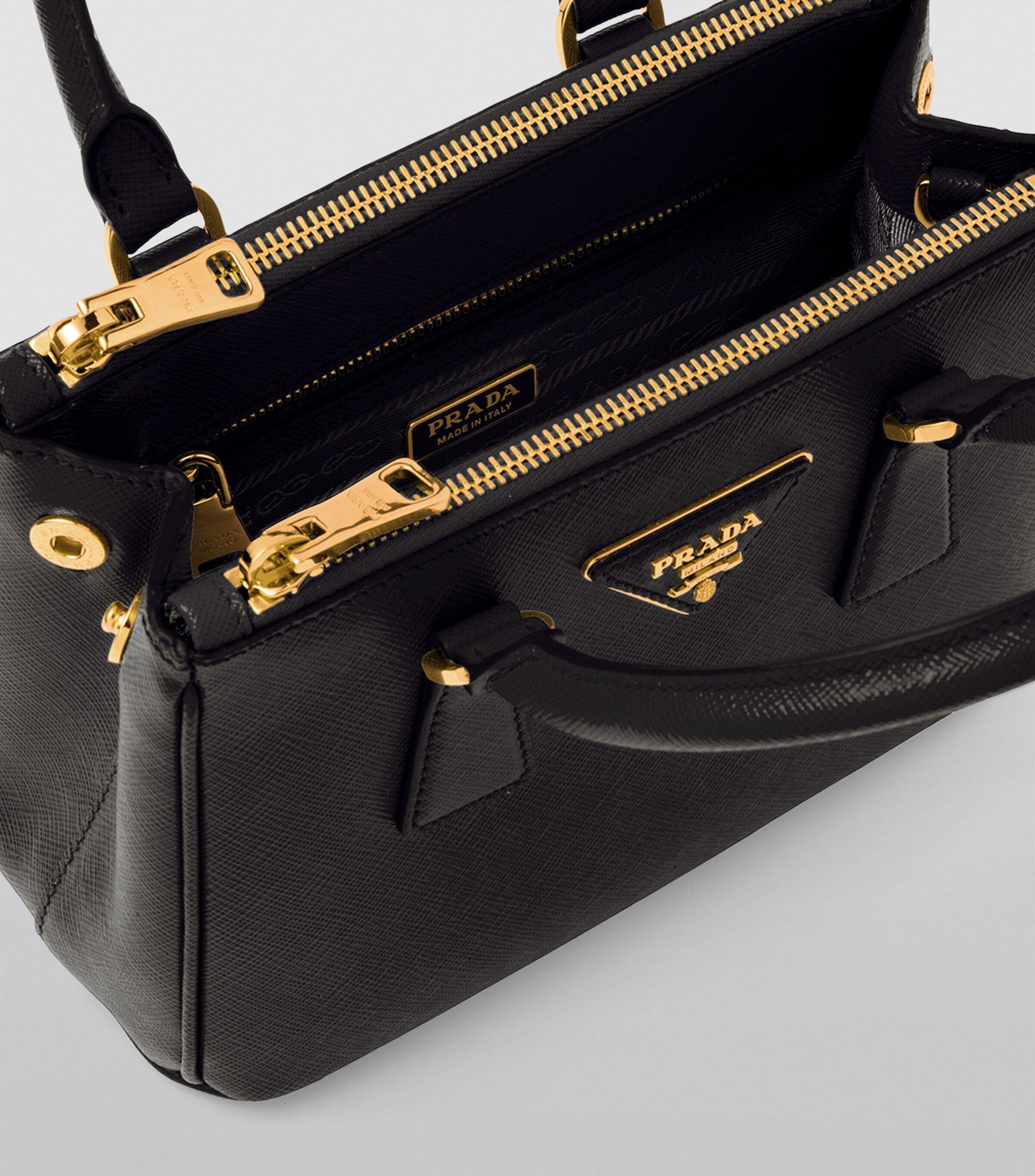 Mini Leather Galleria Top-Handle Bag F0002 Image 4