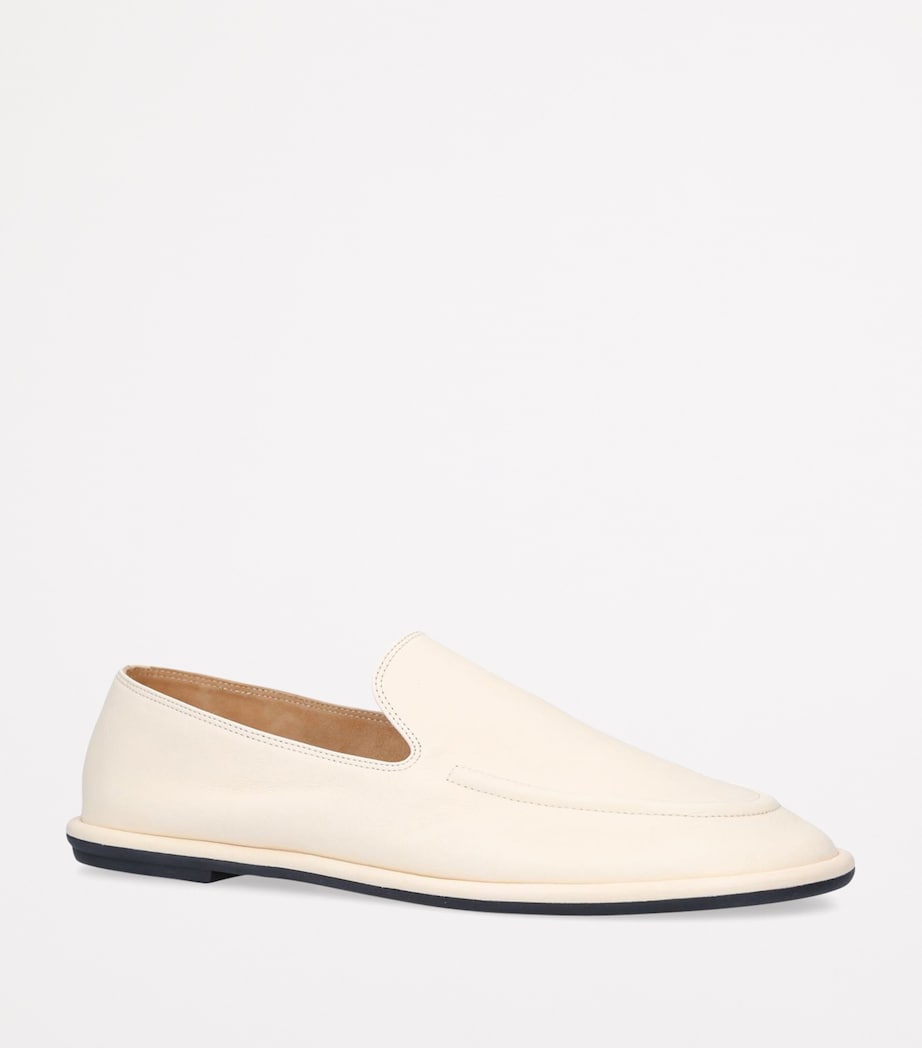Canal Leather Loafers BONE Image 3