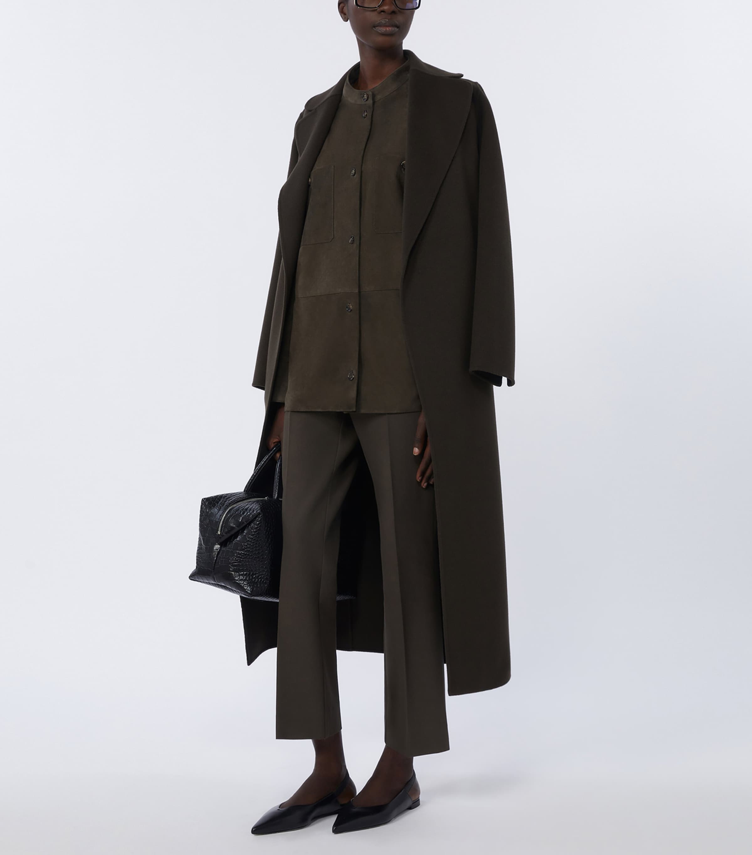 Suede Overshirt GREEN Image 2