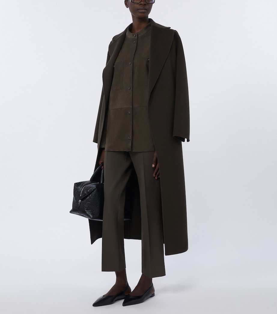 Suede Overshirt GREEN Image 2