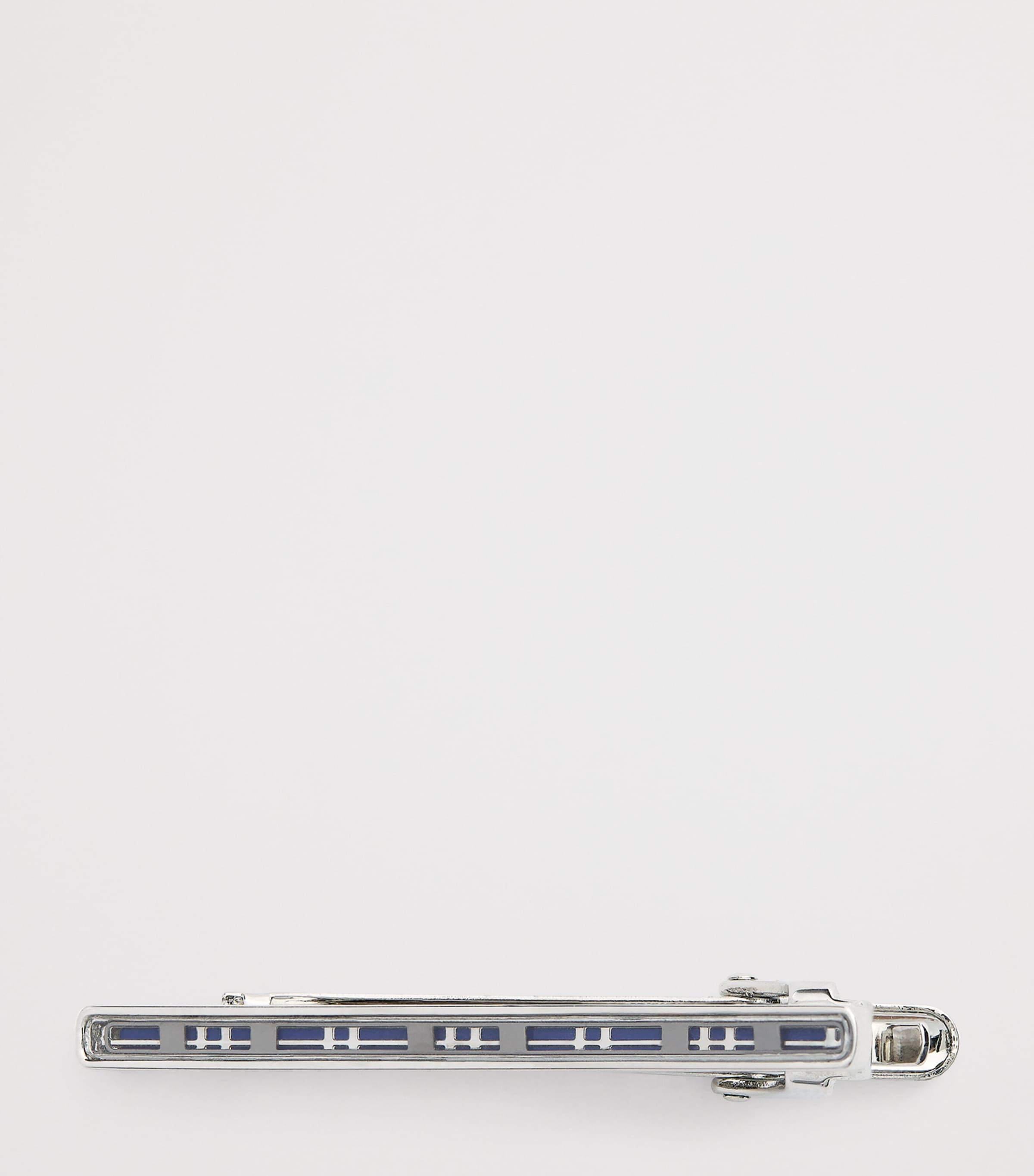 Sterling Silver Tie Clip BLUE Image 4