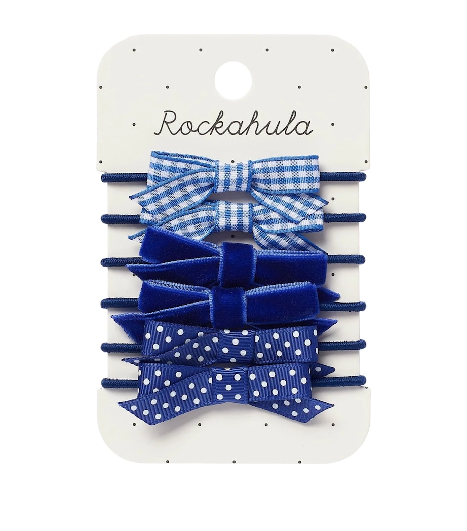 Rockahula School Bow Hairbands (Set of 6) Blue Image 1