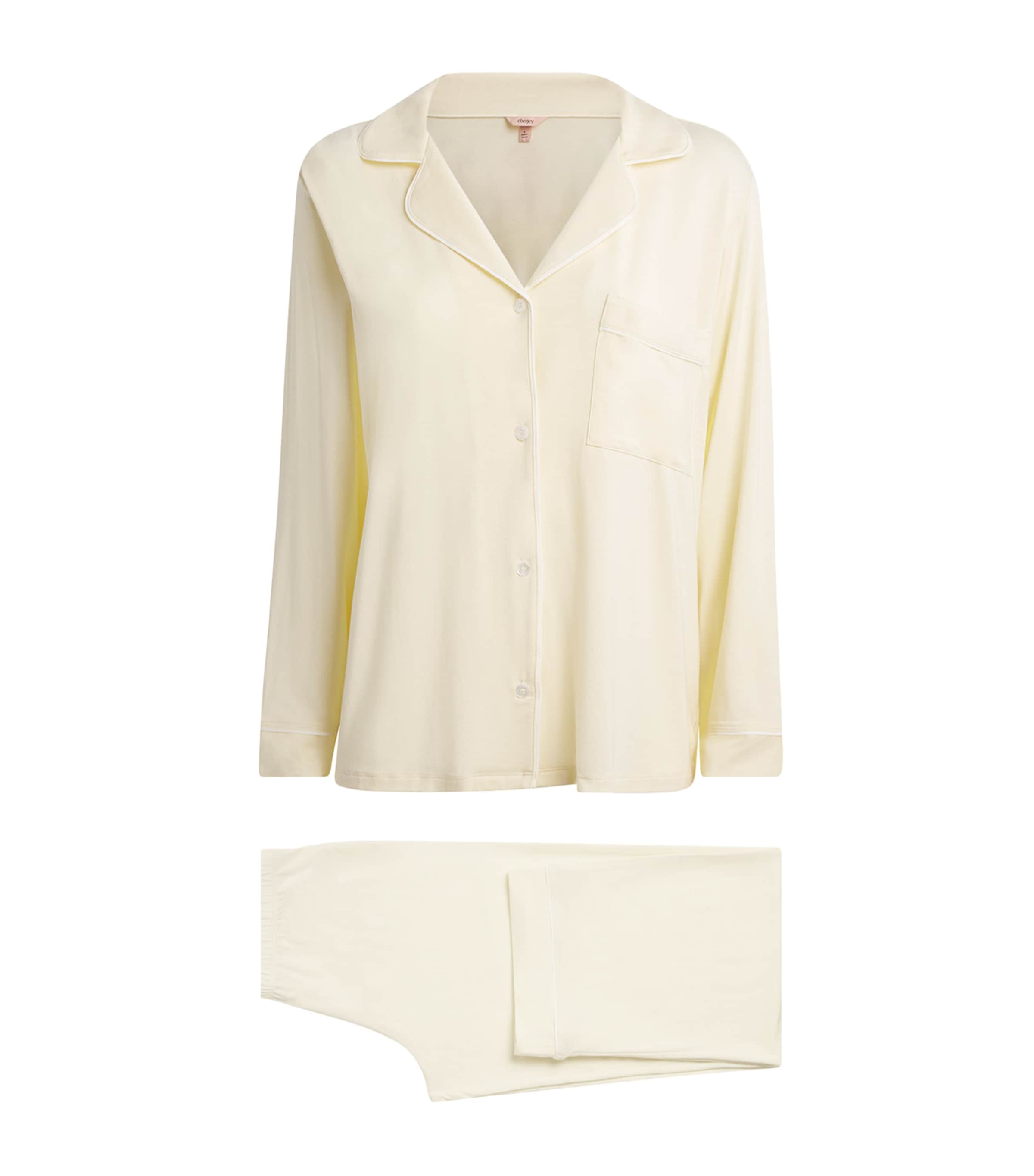 Eberjey Womens Gisele Pyjama Set Bciv Buttercrea Image 1