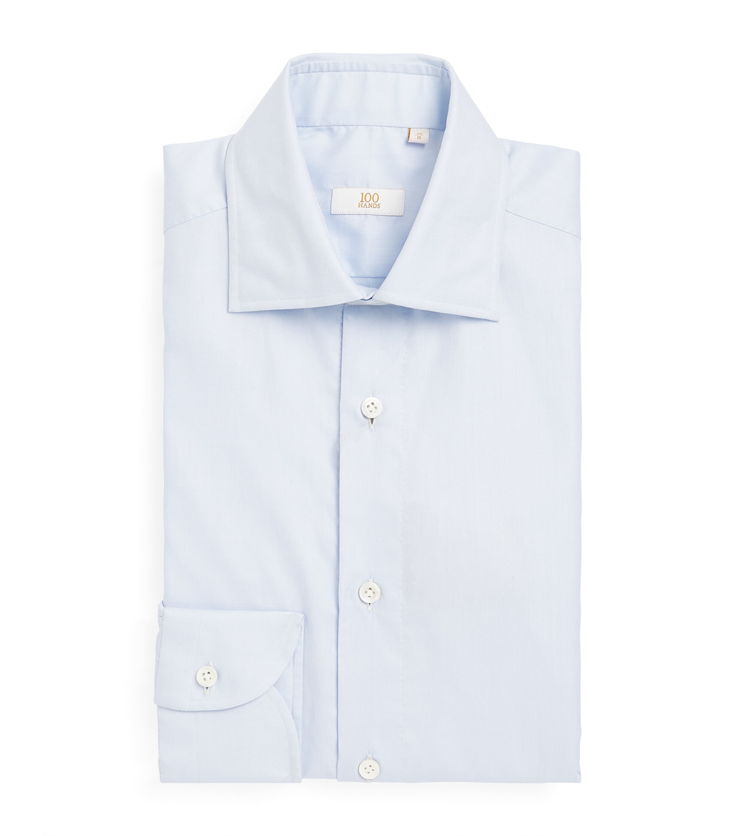 100hands Cotton Fine Twill Shirt In Blue
