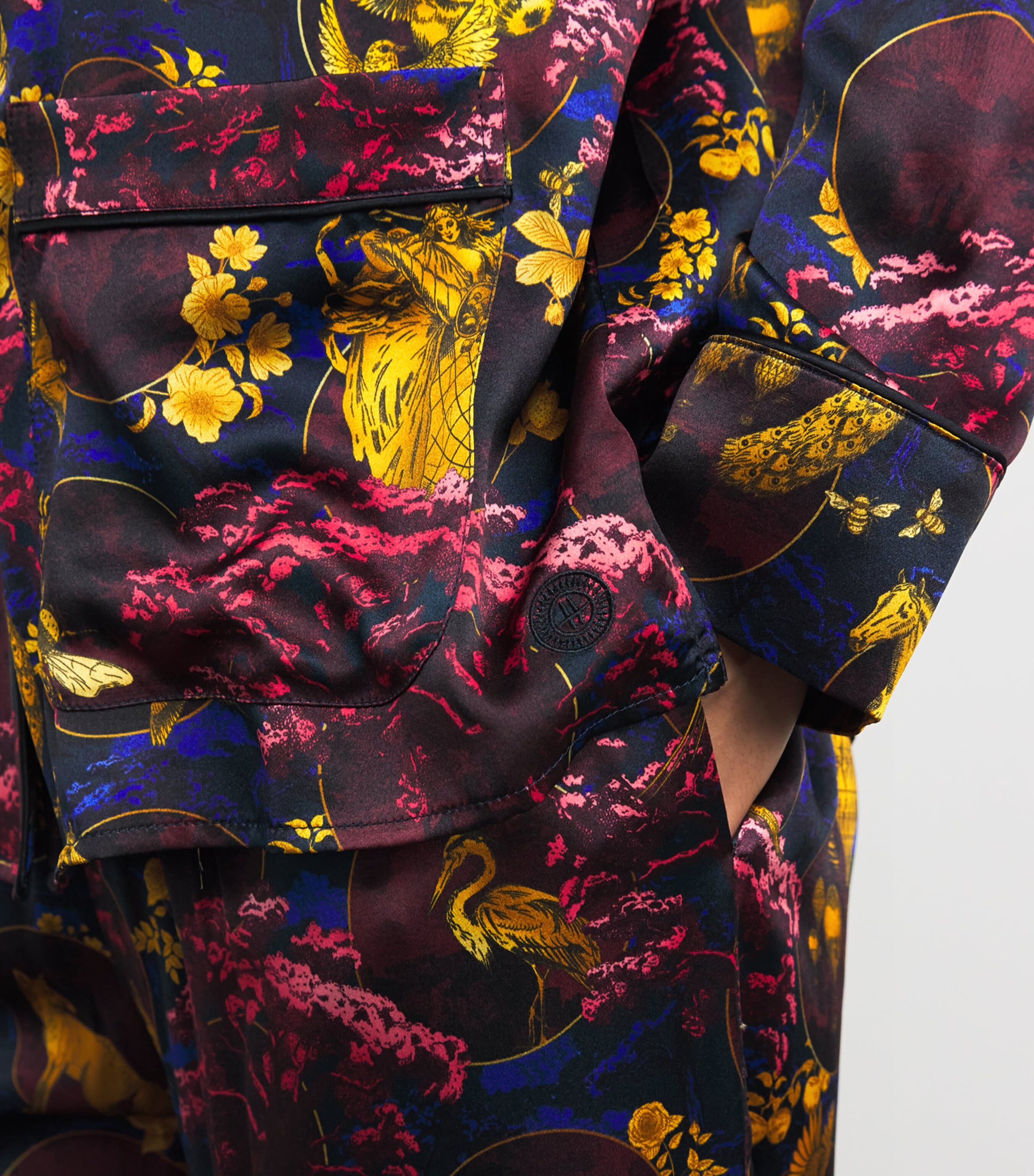 Silk Toile Pyjama Set IVORY Image 4