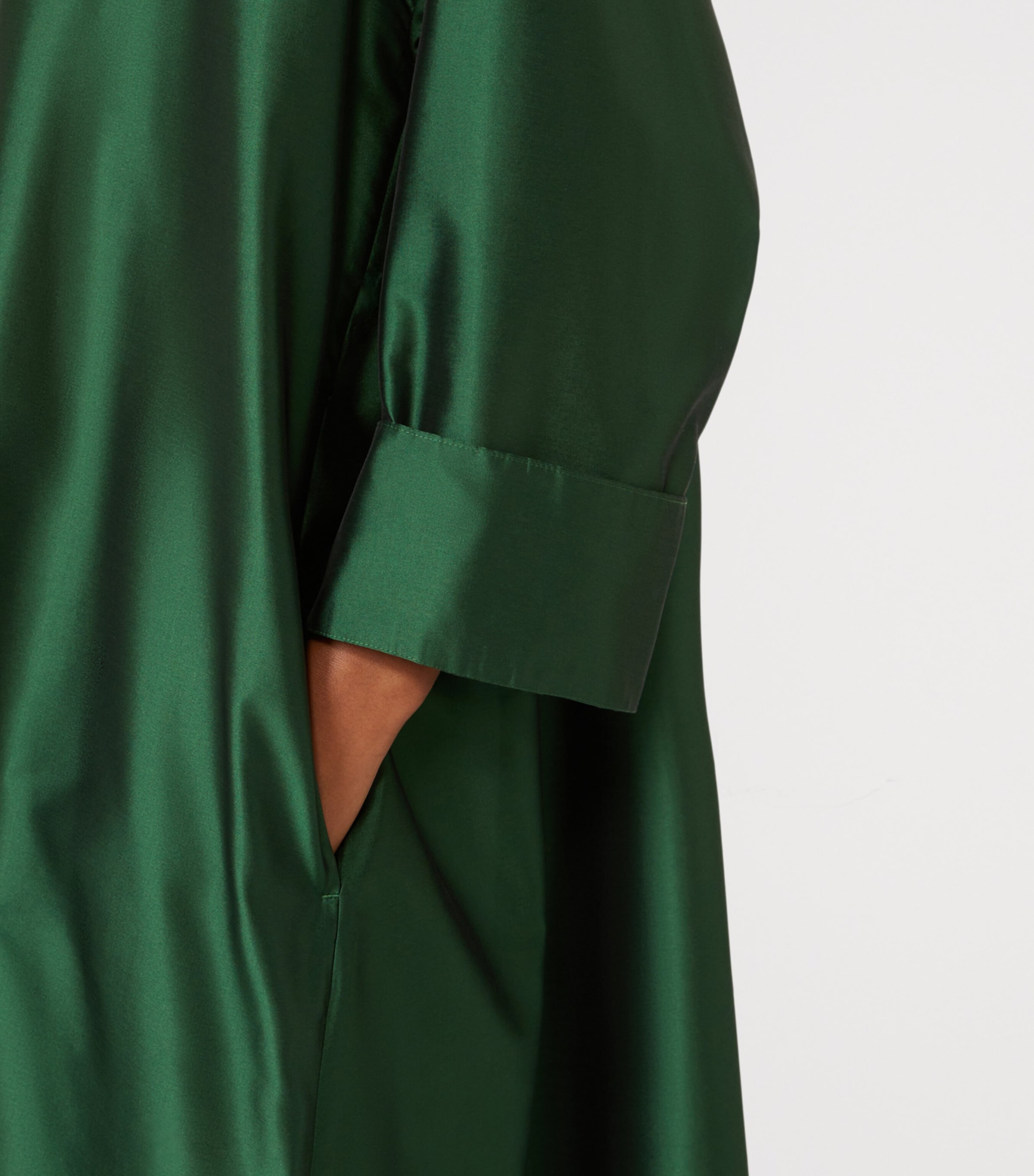 Max Mara Womens Belted Midi Dress Green Image 5