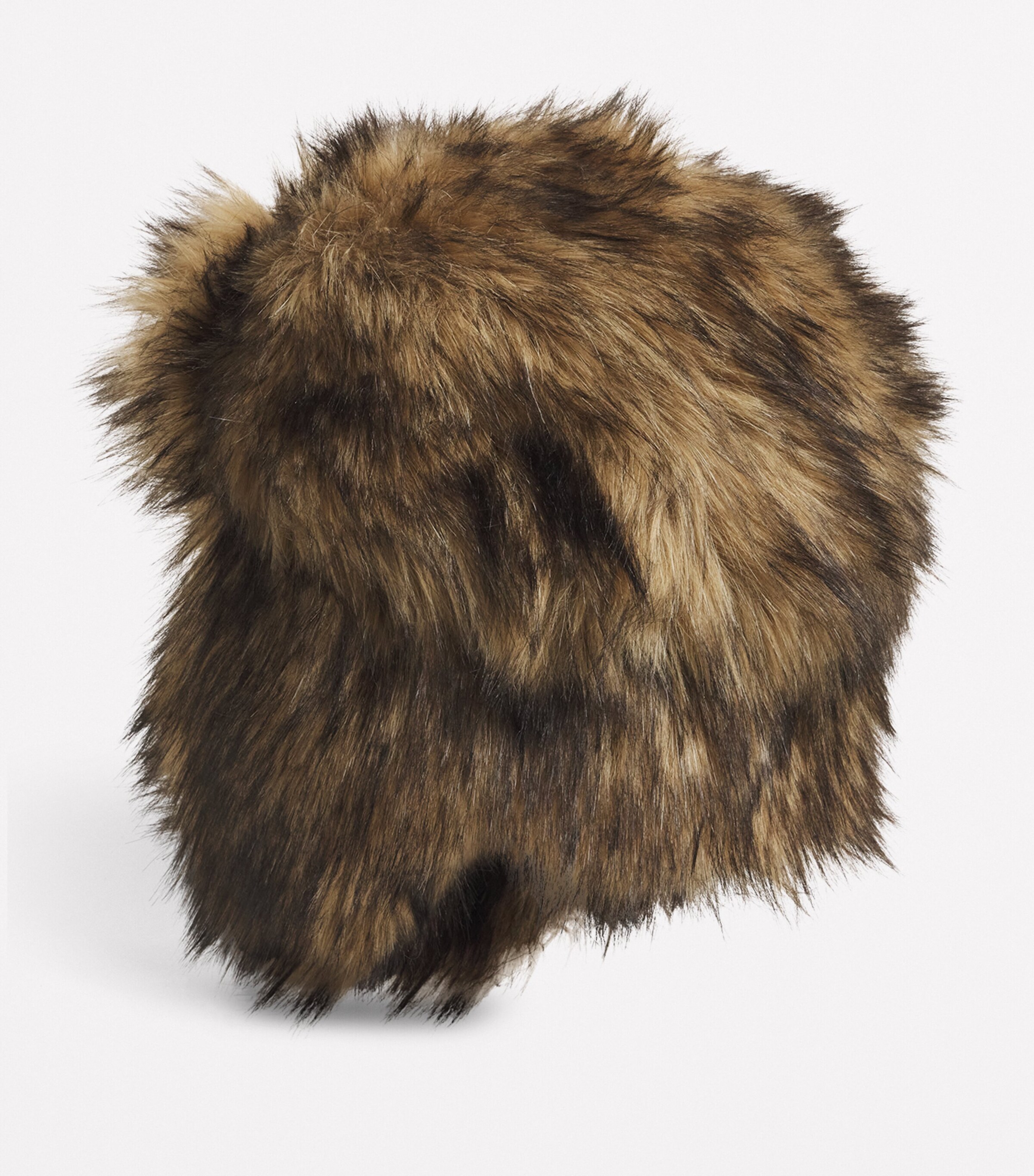 HARRODS - Real Fur Hat Polo Ralph Lauren Brown Faux Fur Hat | Harrods US main image 4