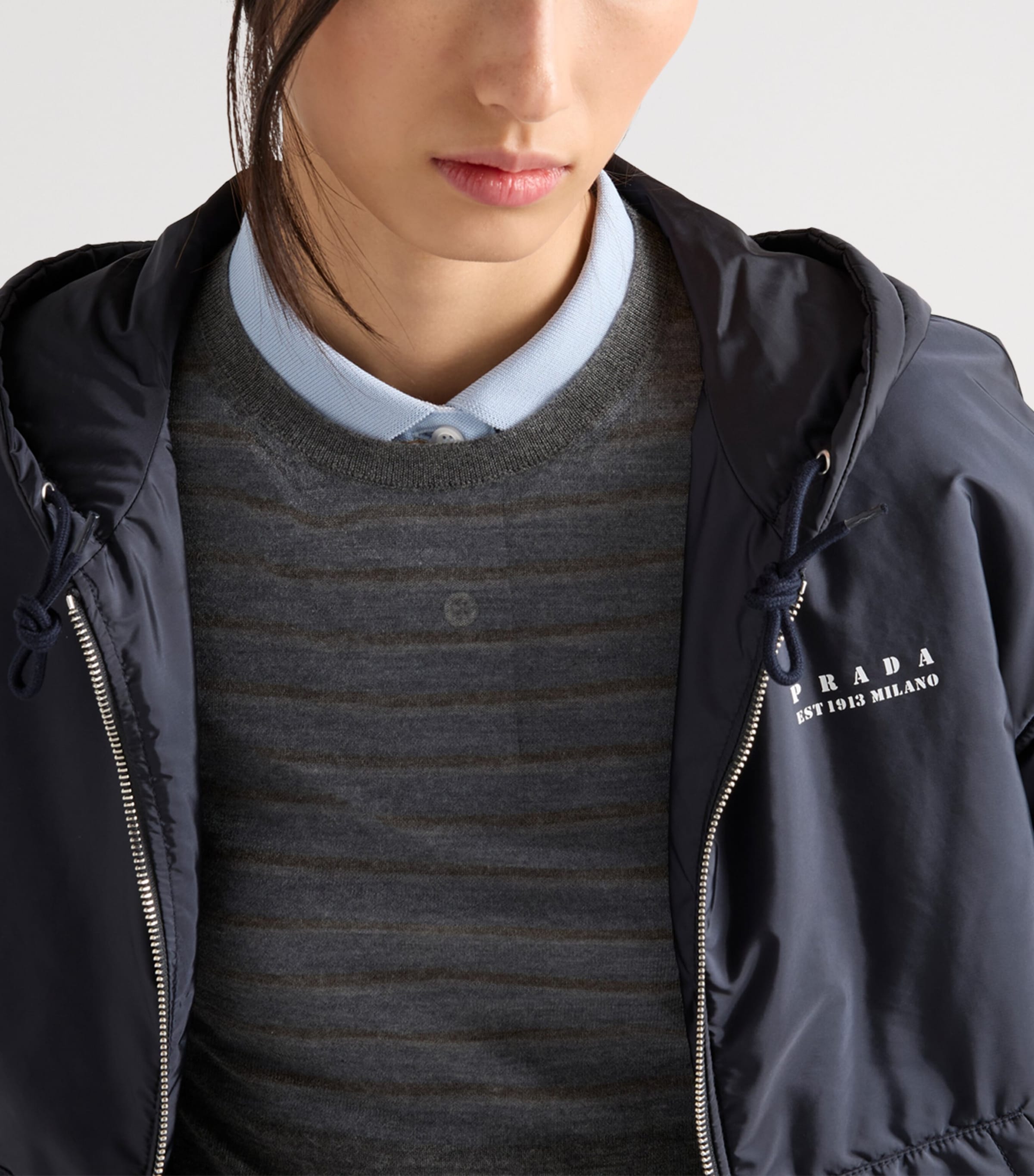 Re-Nylon Hooded Jacket F0008 Image 3