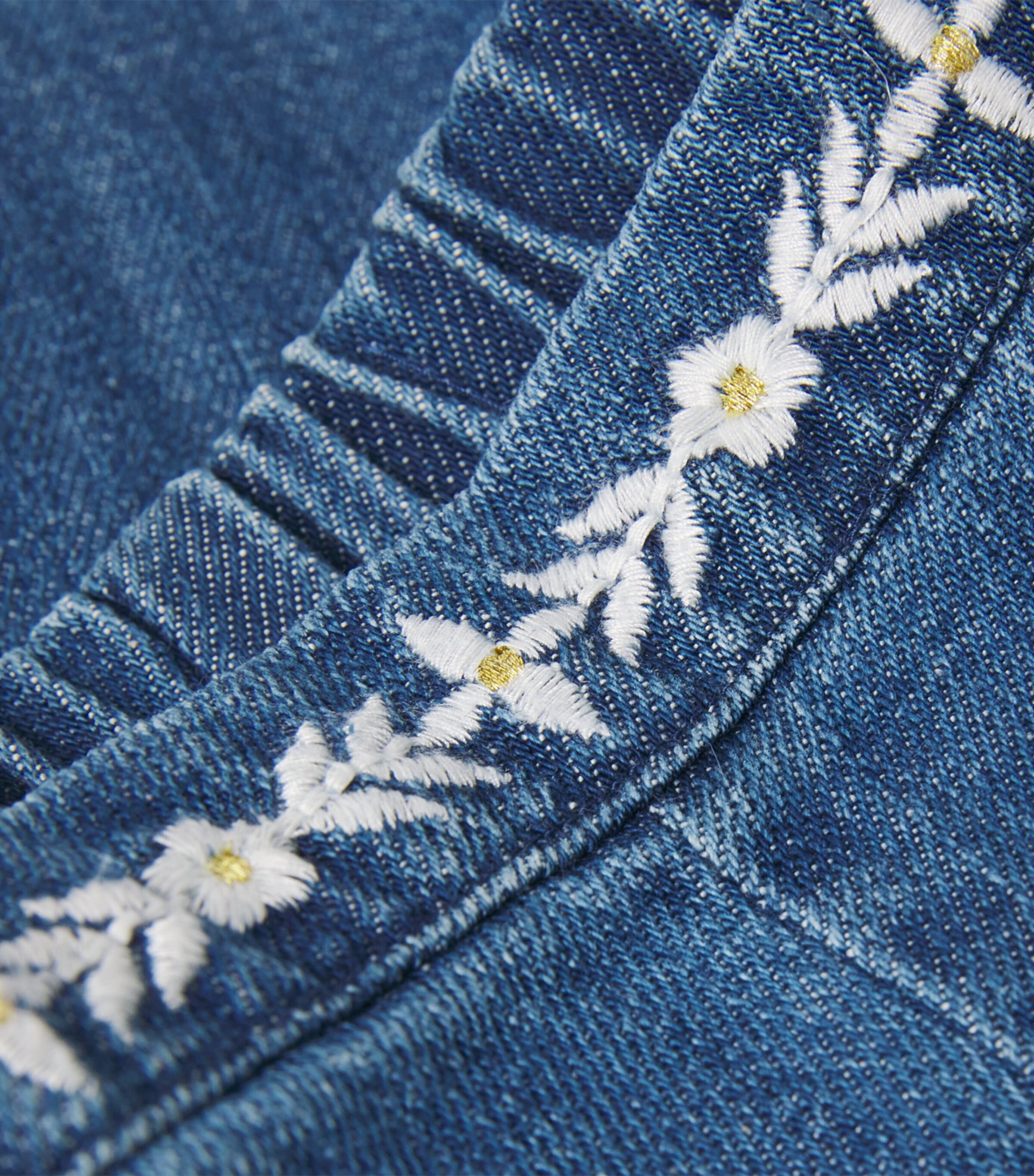 Louise Misha Cotton-Blend Flofia Jeans (3-24 Months) Stone Blue Image 3