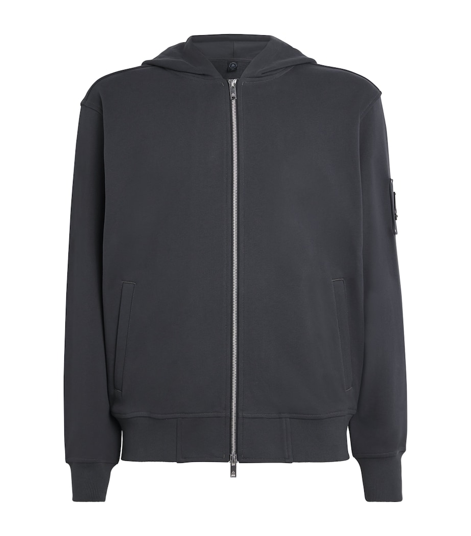 Cotton Hartsfield Zip-Up Hoodie CEMENT - 1542 Image 1