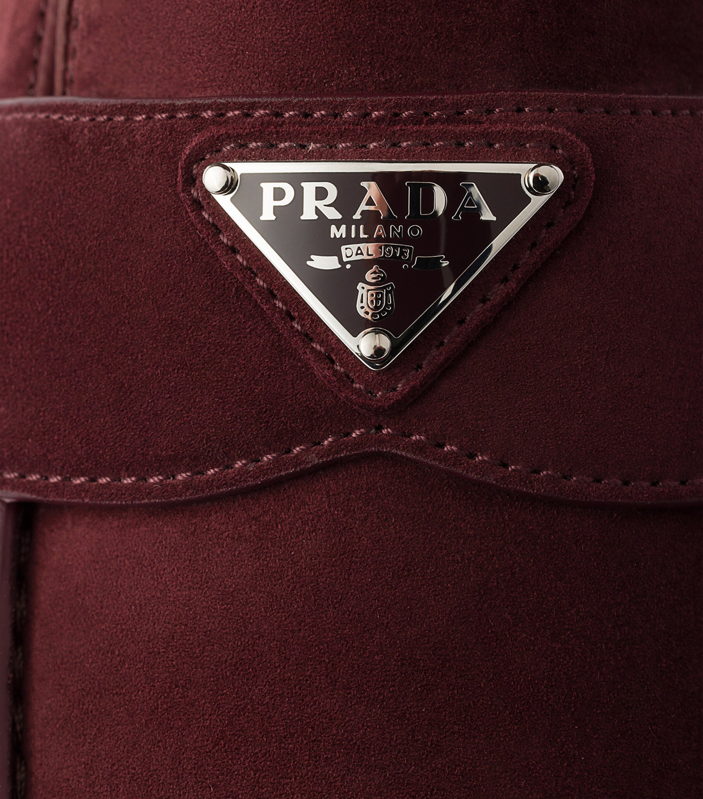 Suede Triangle Loafers F0007 Image 5