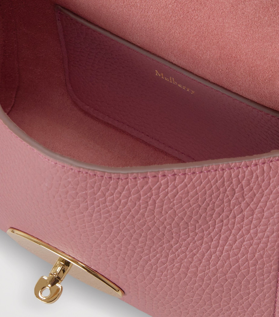Mulberry Leather Lily Shoulder Bag Pink Scrumpy Image 5