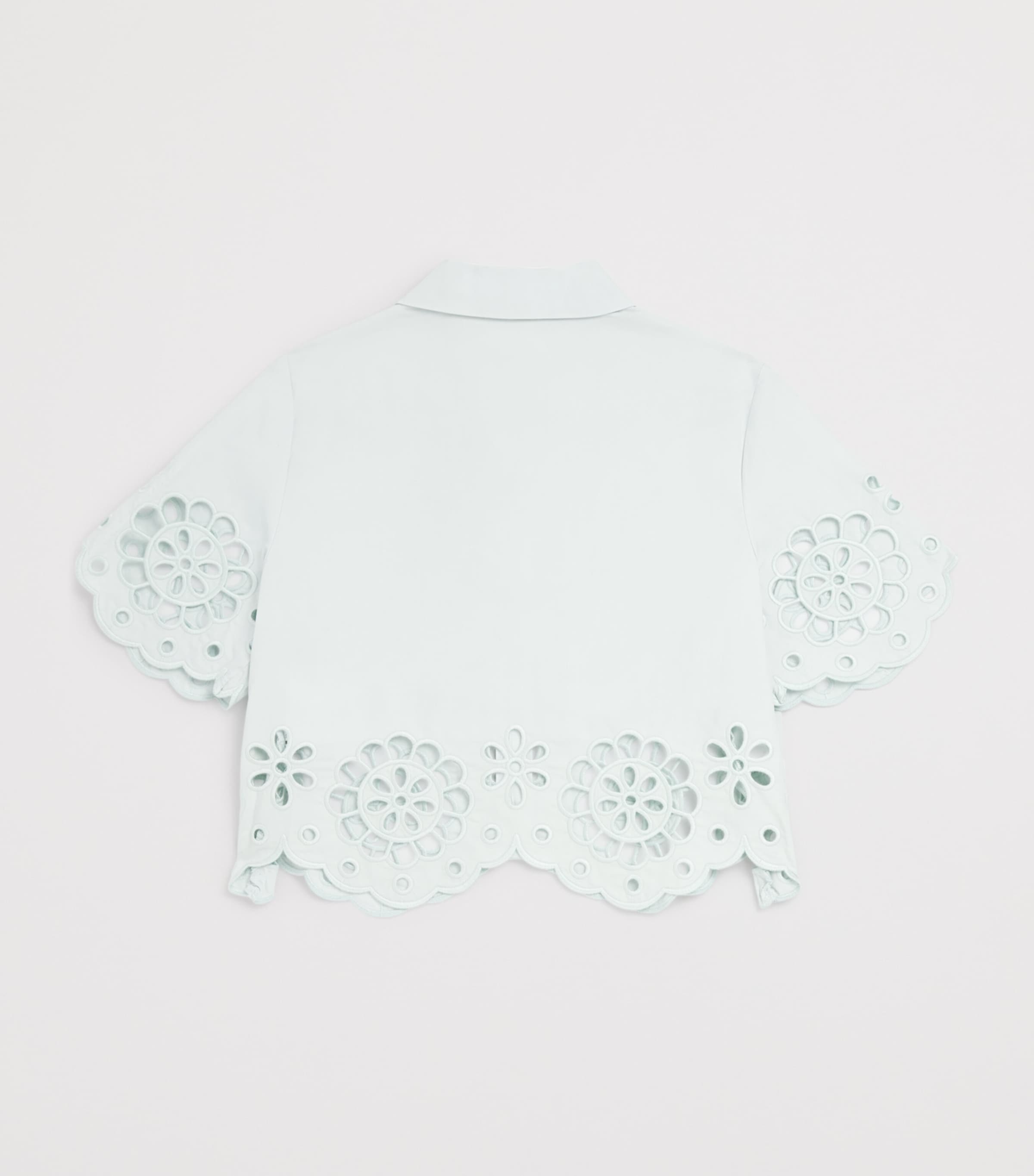 Cotton Broderie Awaken Shirt (1-12 Years) SOFT MINT Image 2