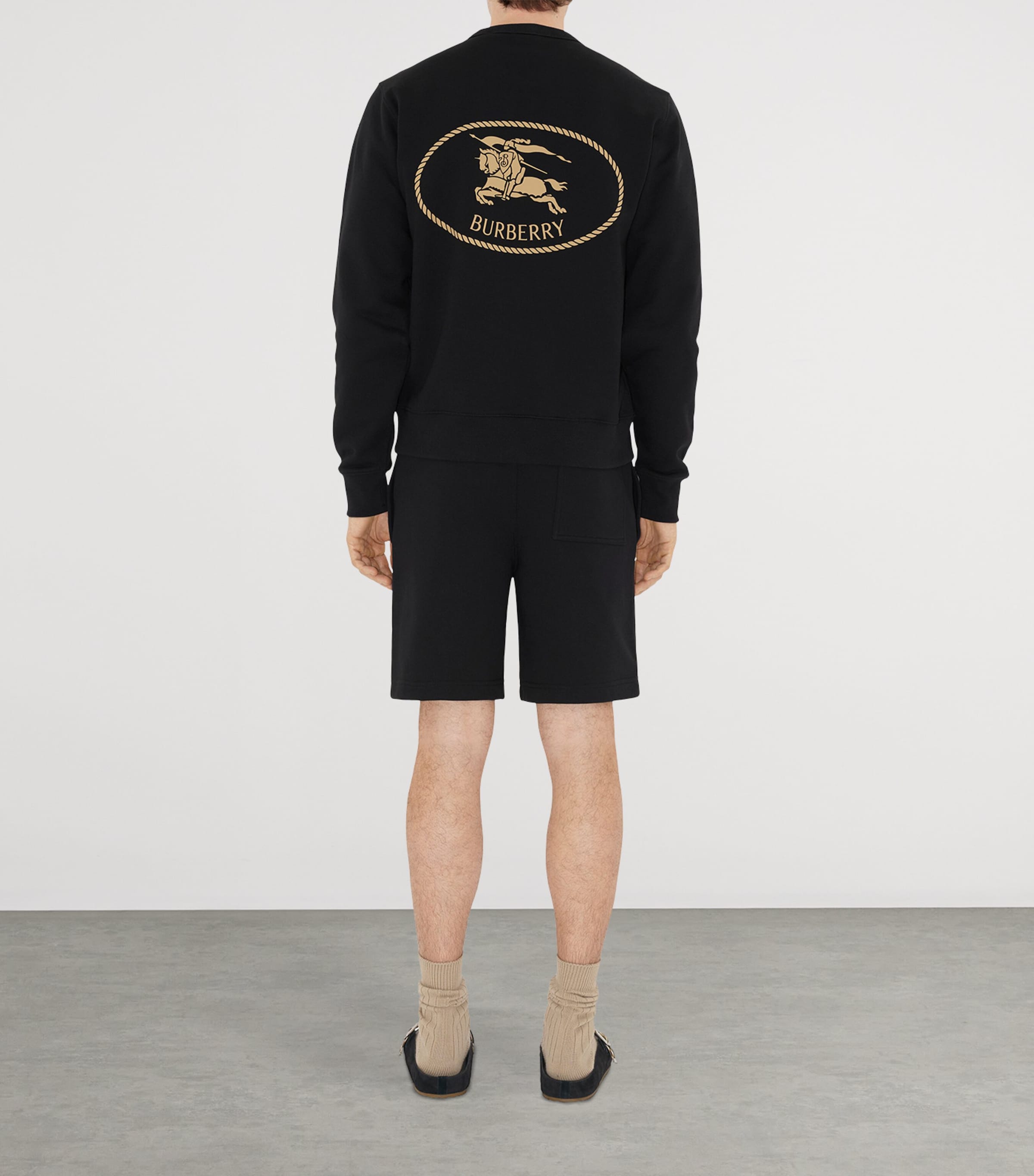 EKD-Print Sweatshirt BLACK Image 4