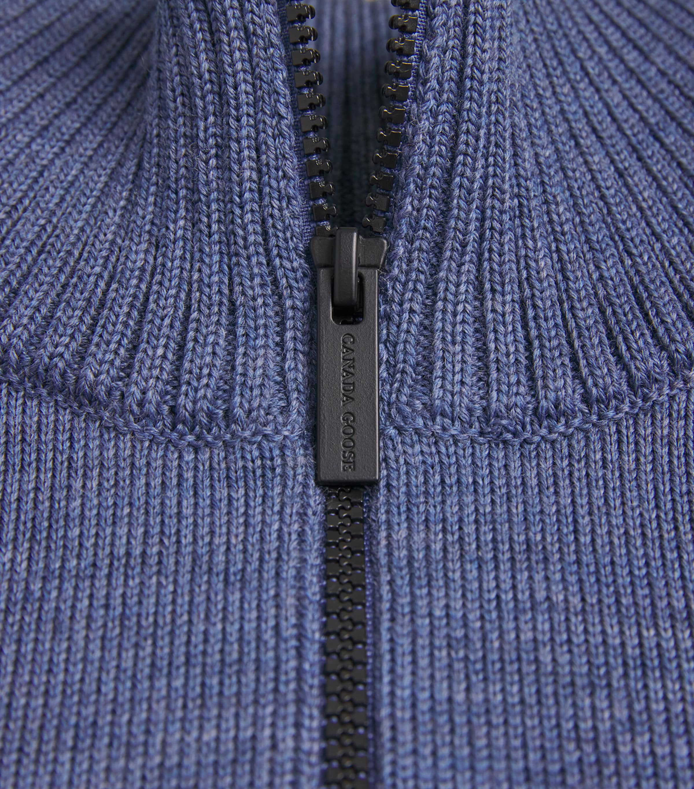 Rosseau Quarter-Zip Sweater OZONE BLUE HTHR 9300 Image 5