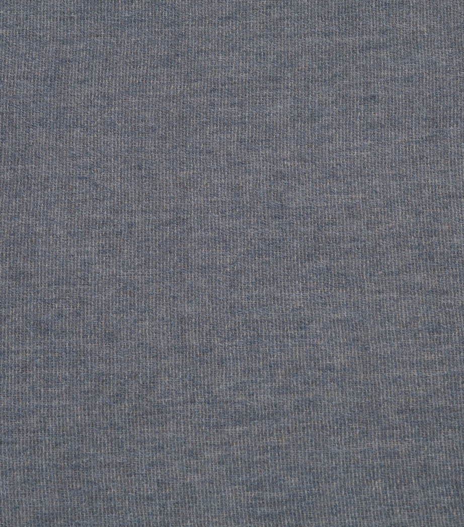 Frette Wool-Blend Lightness Blanket (250cm x 260cm) Sea Foam Image 6
