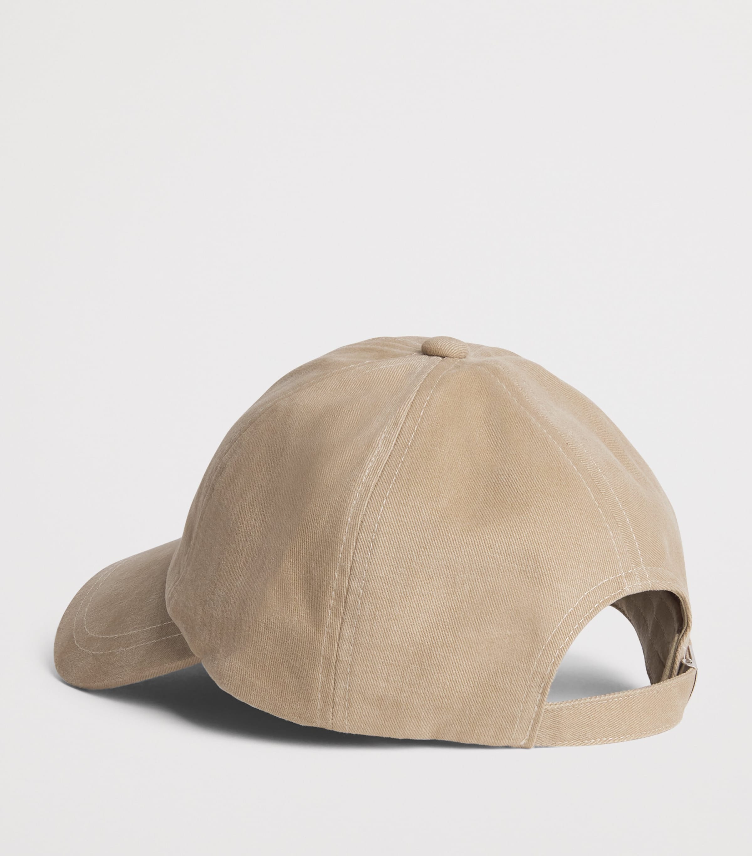 NN07 Cotton Logo Baseball Cap Camel Image 3