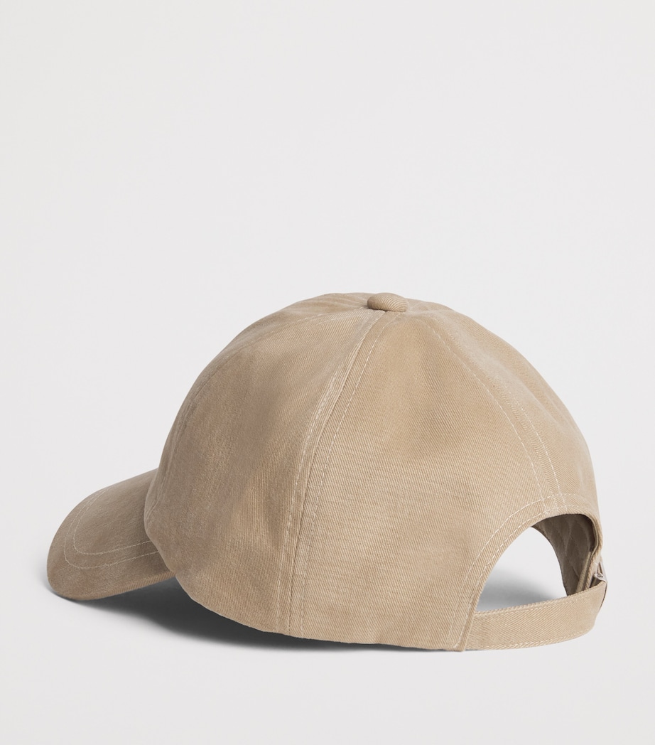 NN07 Cotton Logo Baseball Cap Camel Image 3