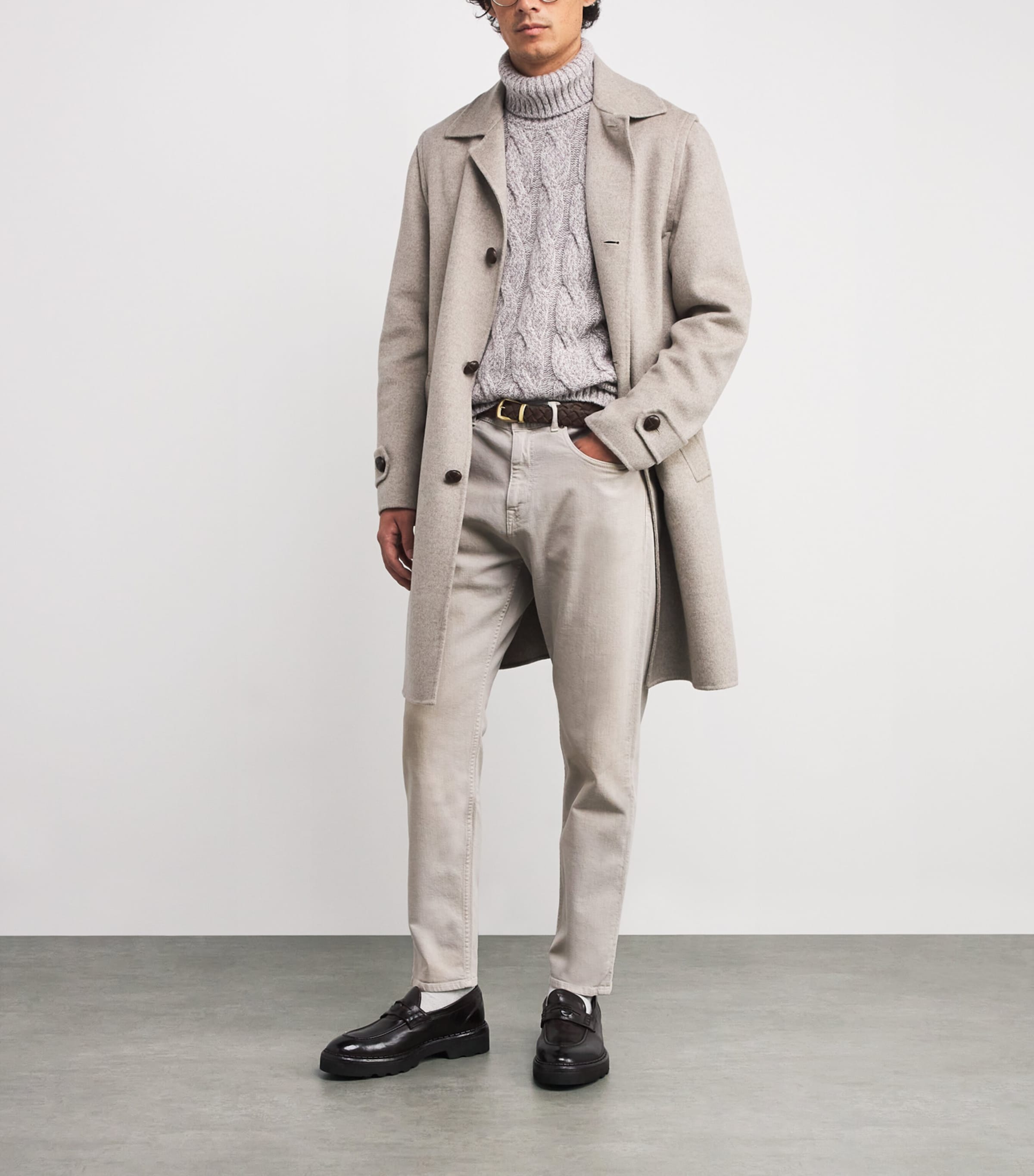 Suede Braided Belt MORO Image 3