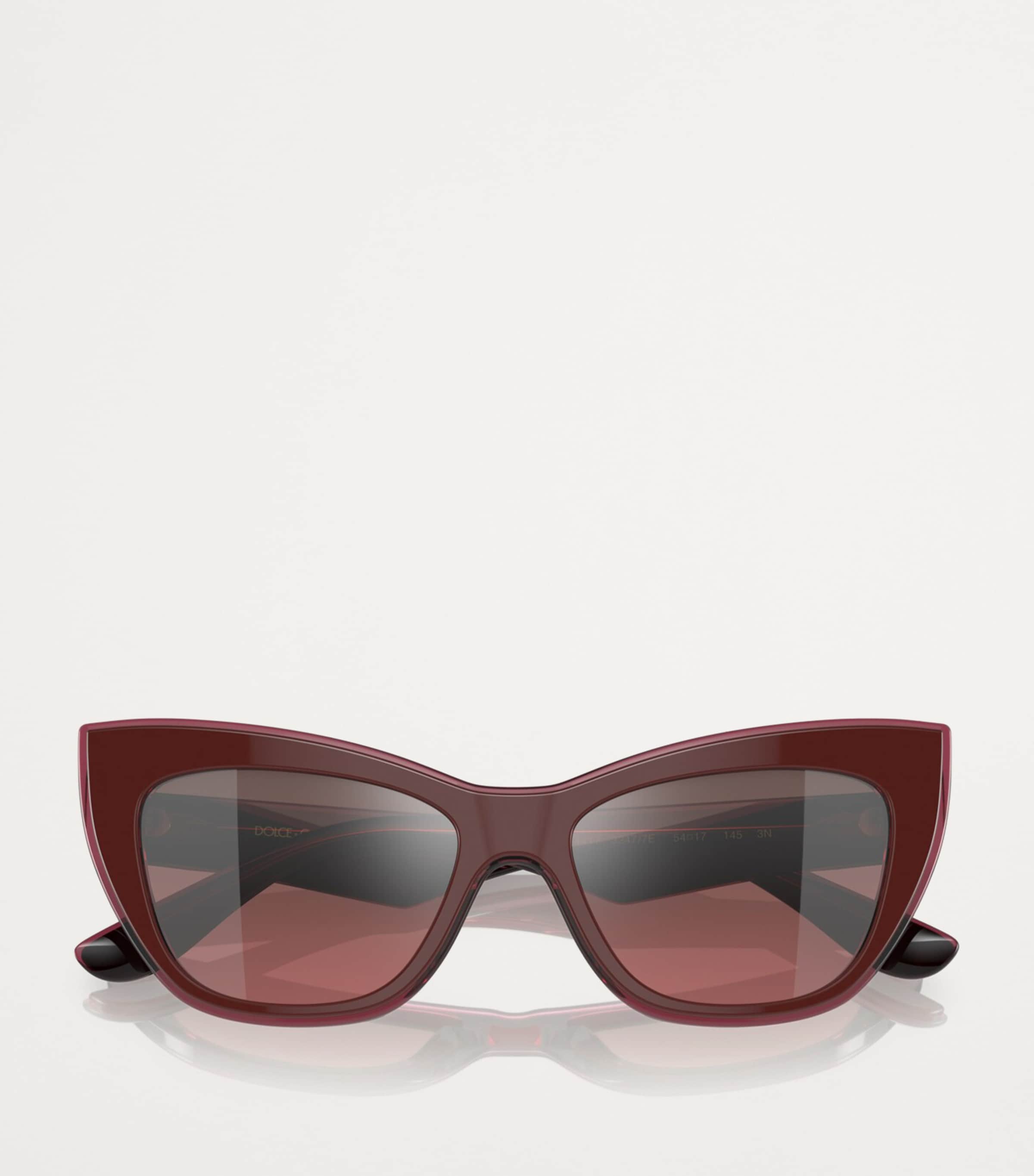 DOLCE & GABBANA キャットアイサンクラス 0DG4442 331287 Dolce & Gabbana DG 4450 - 331287 White | Sunglasses Woman