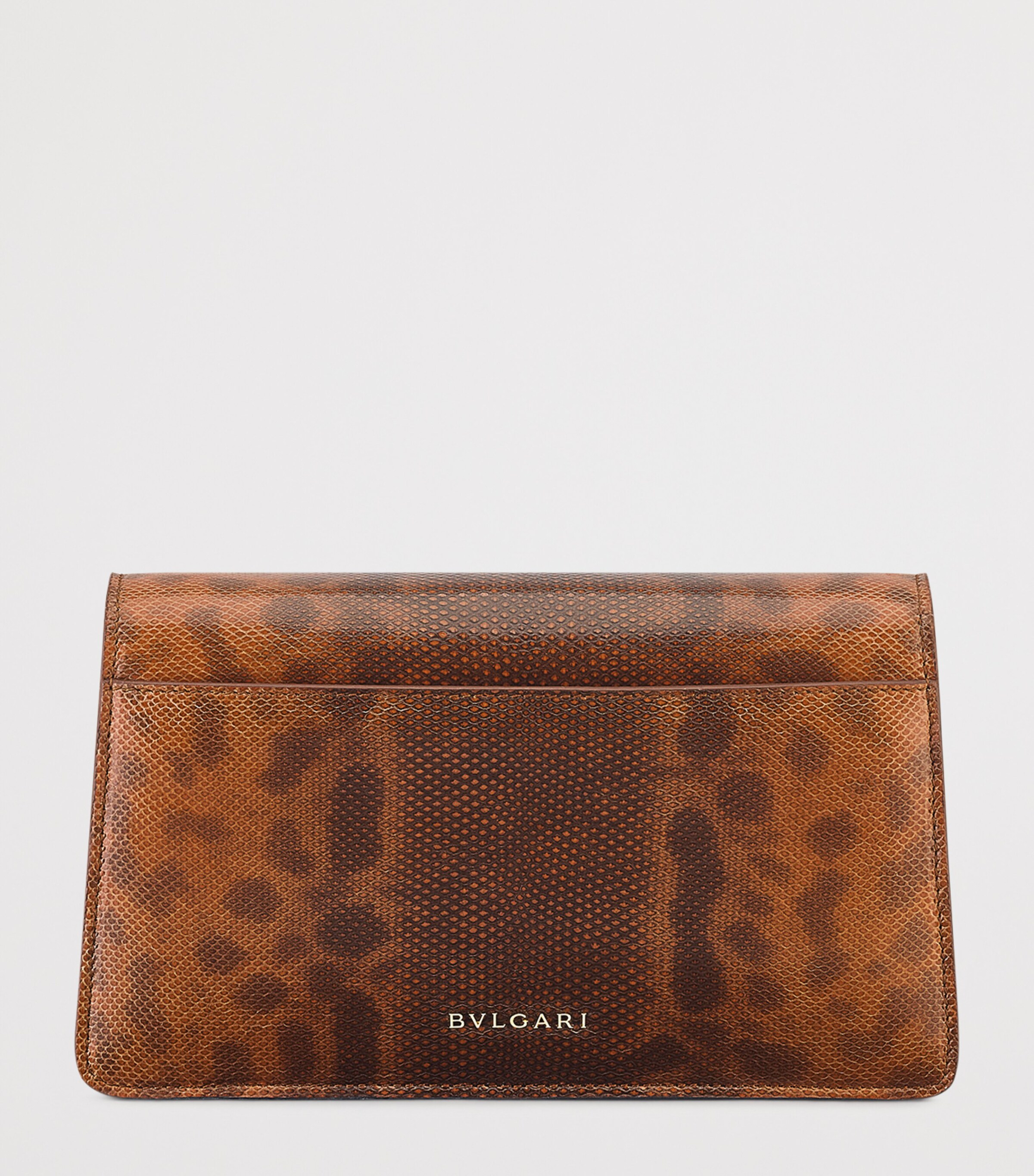 Bvlgari Small Leather Serpenti Forever Cross-Body Bag Bronze Image 3
